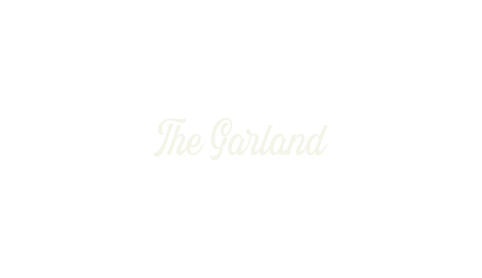 The Garland, sans font preview