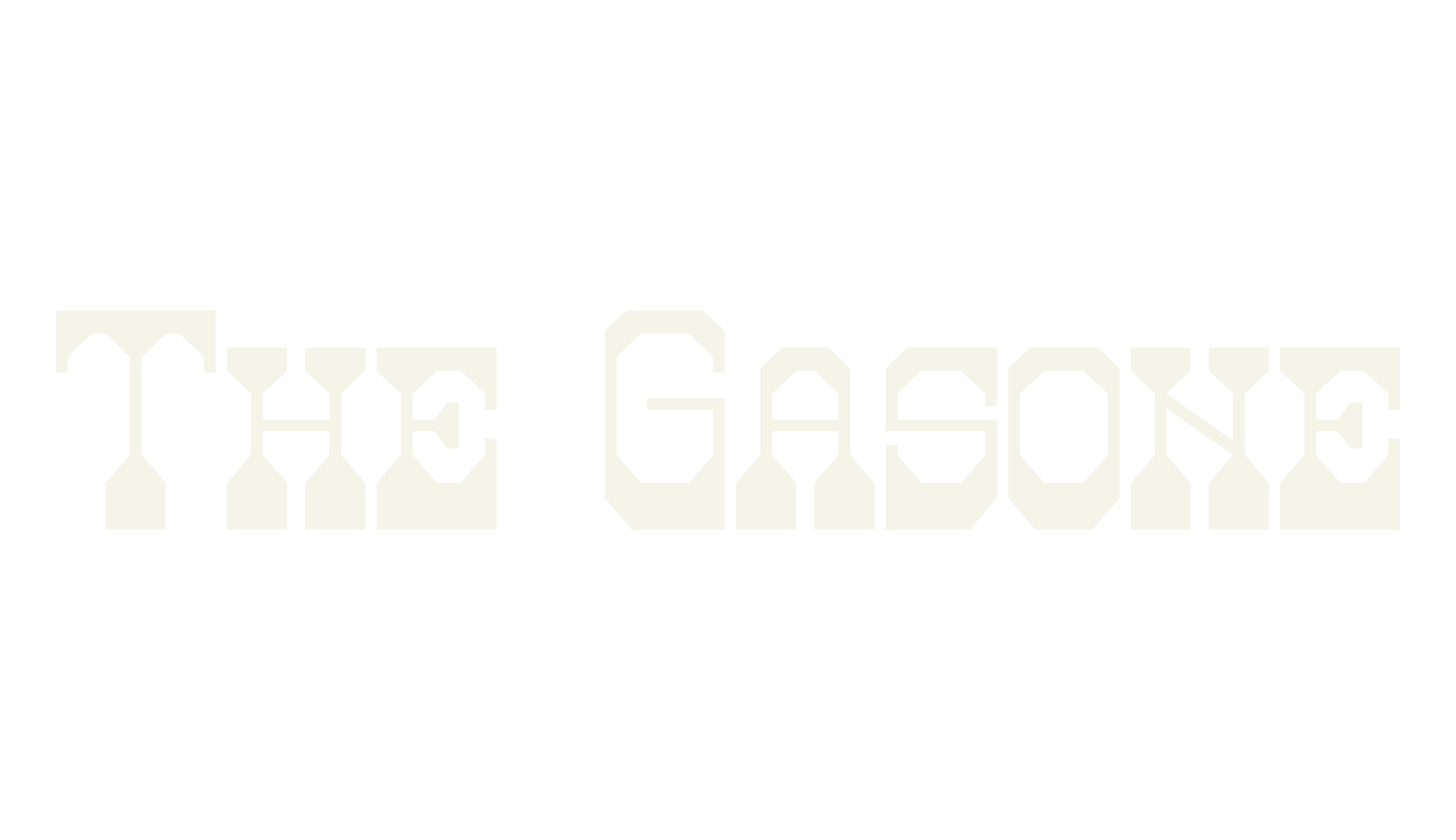 The Gasone, wild west font preview