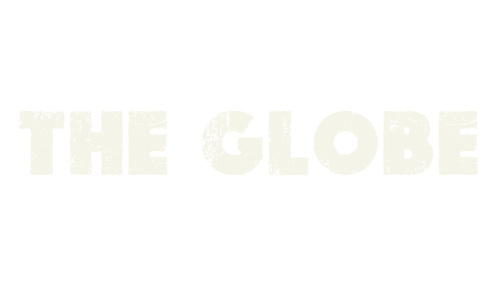 THE GLOBE, display market font preview