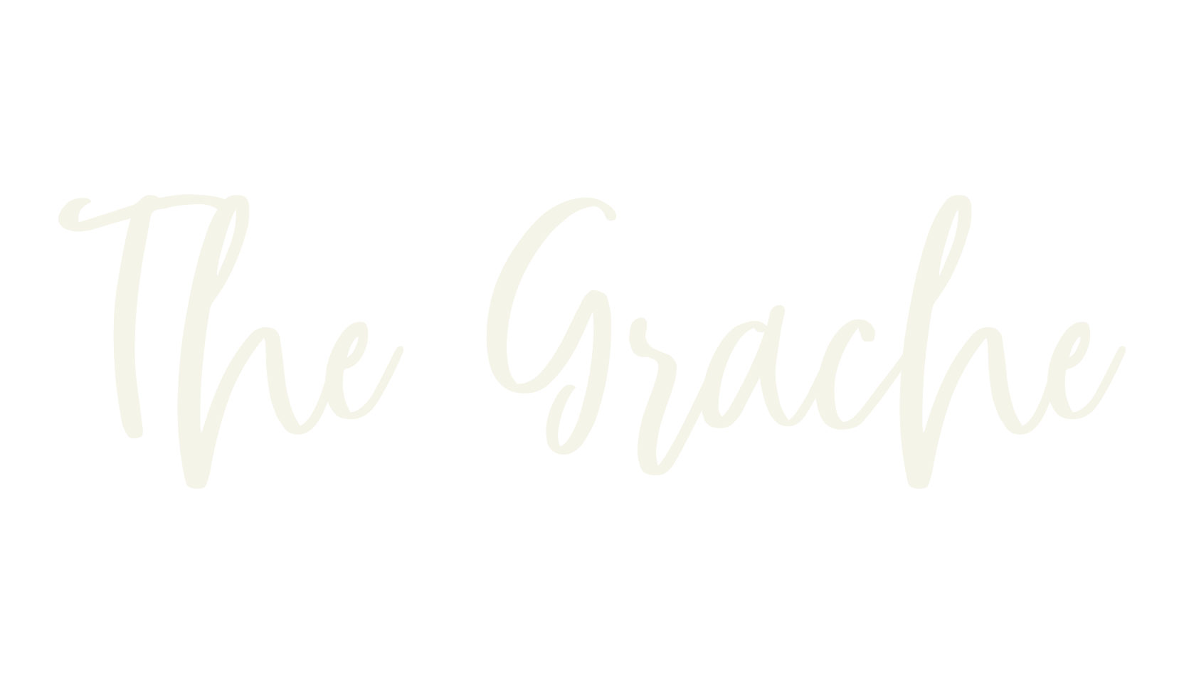 The Grache, signature font preview