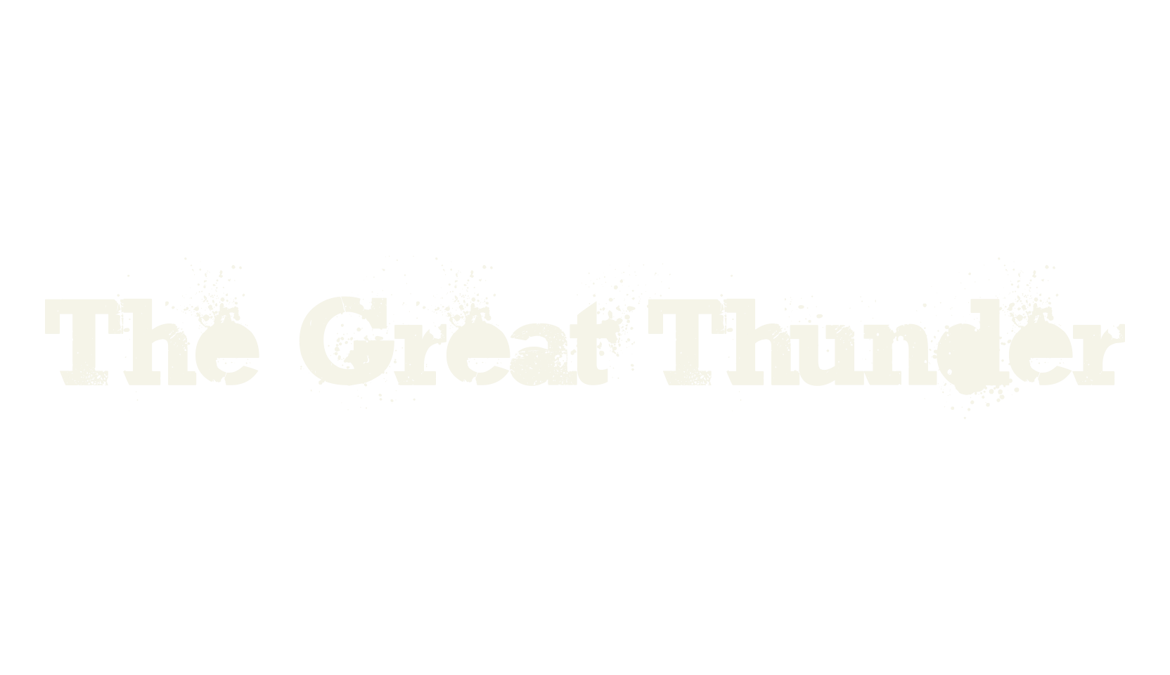 The Great Thunder, serif font preview