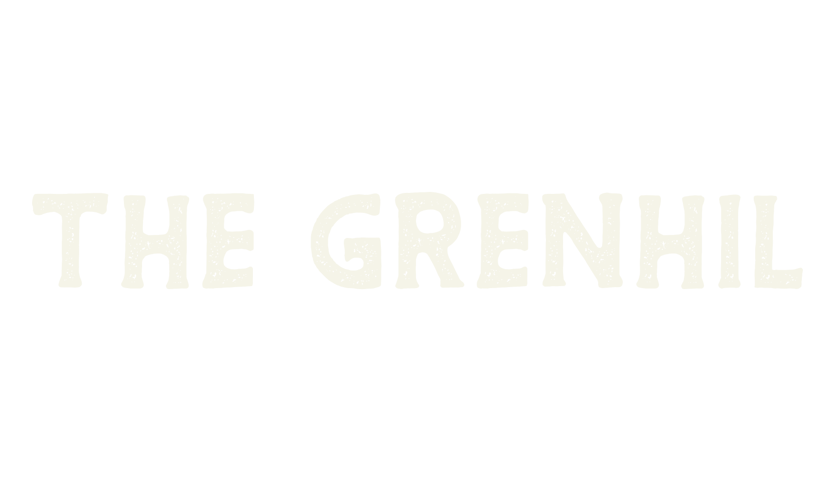 THE GRENHIL, modern font preview