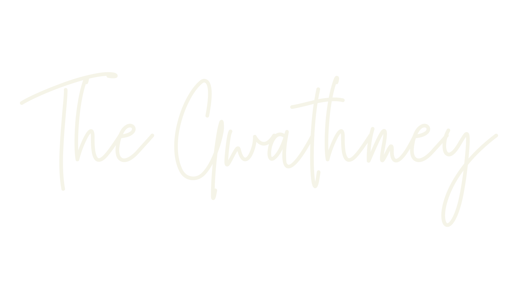 The Gwathmey, handwritten font preview