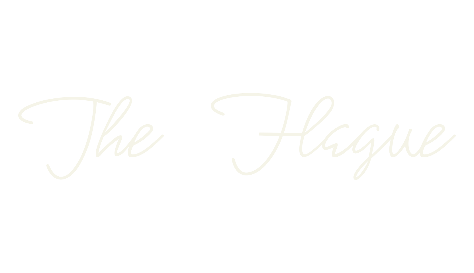 The Hague, cursive font preview