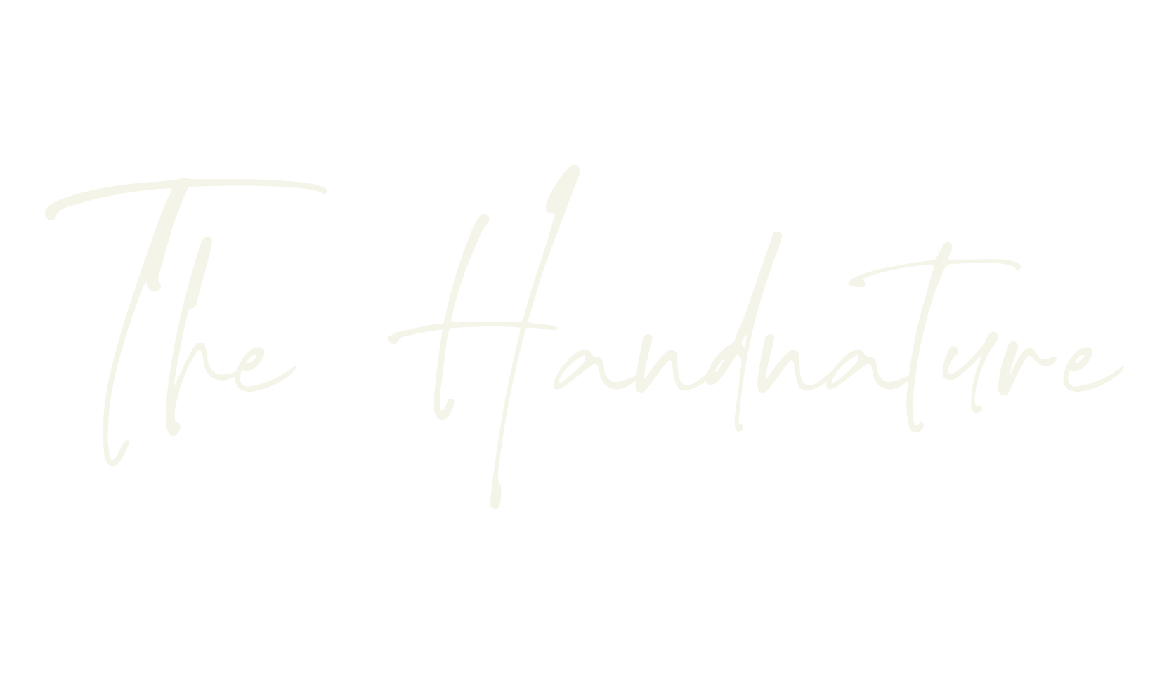 The Handnature, fashion sign font preview