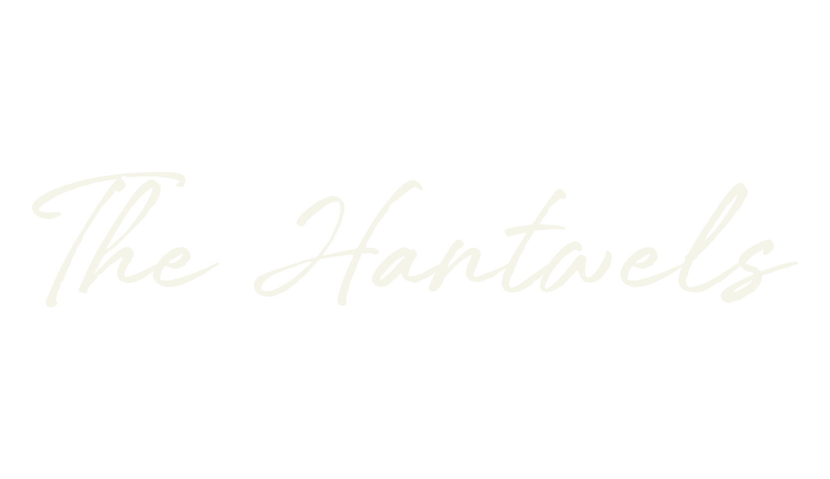The Hantwels, script font preview