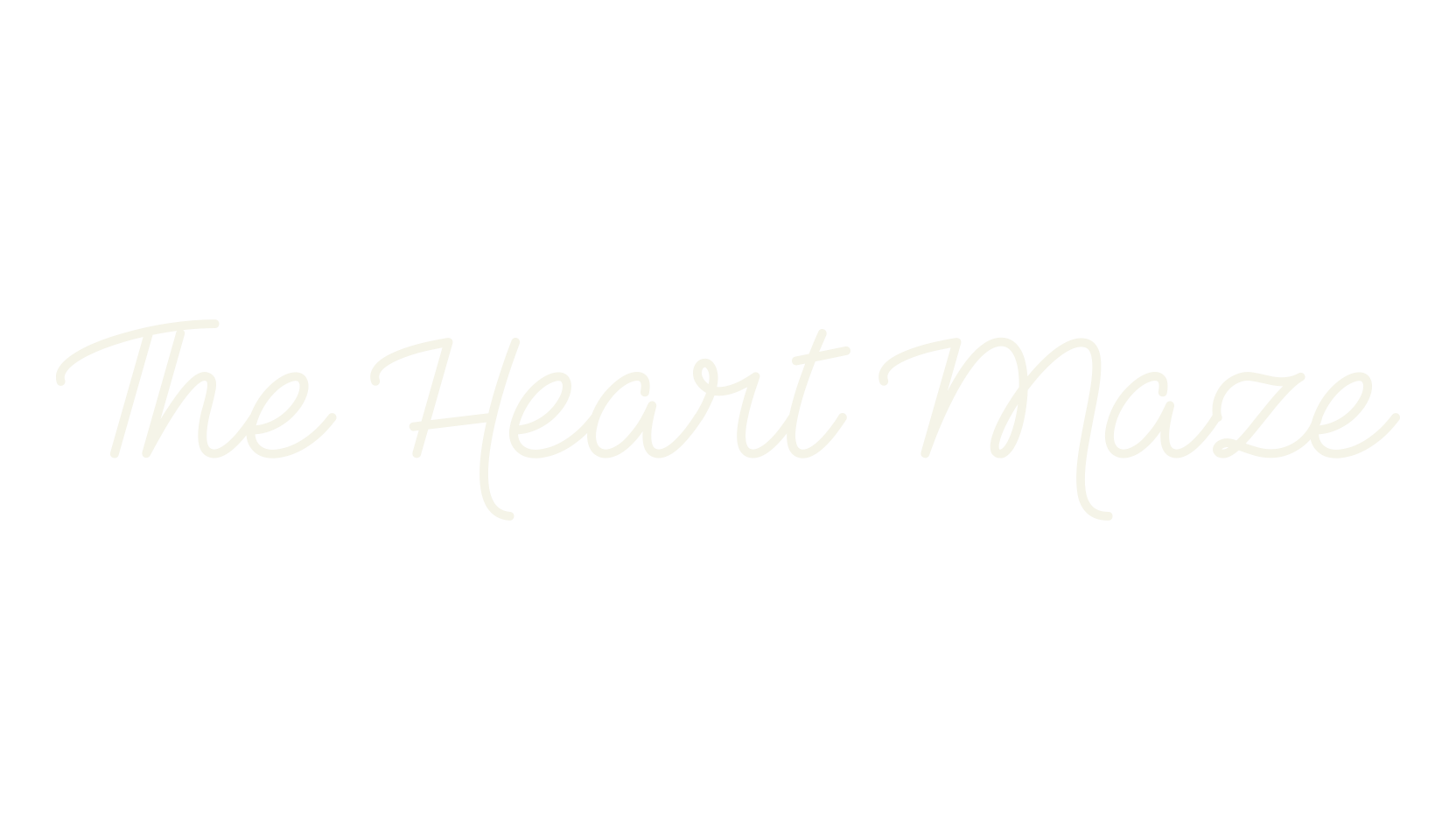 The Heart Maze, fashion script font preview