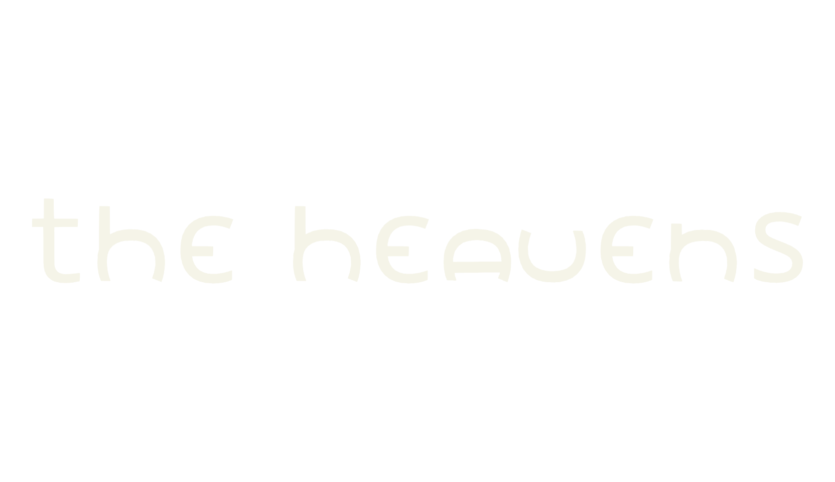 the heavens, fantasy font preview