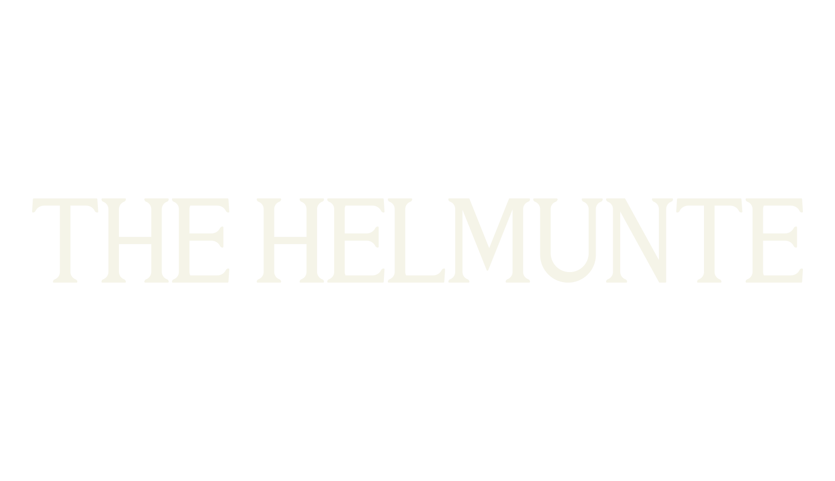 THE HELMUNTE, serif font preview