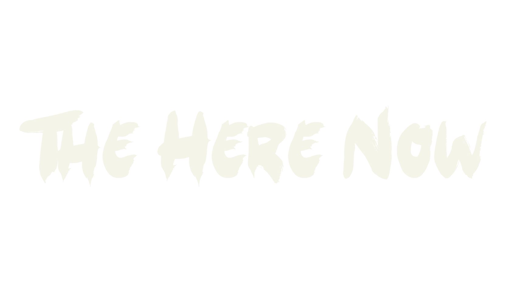 The Here Now, handwritten font preview