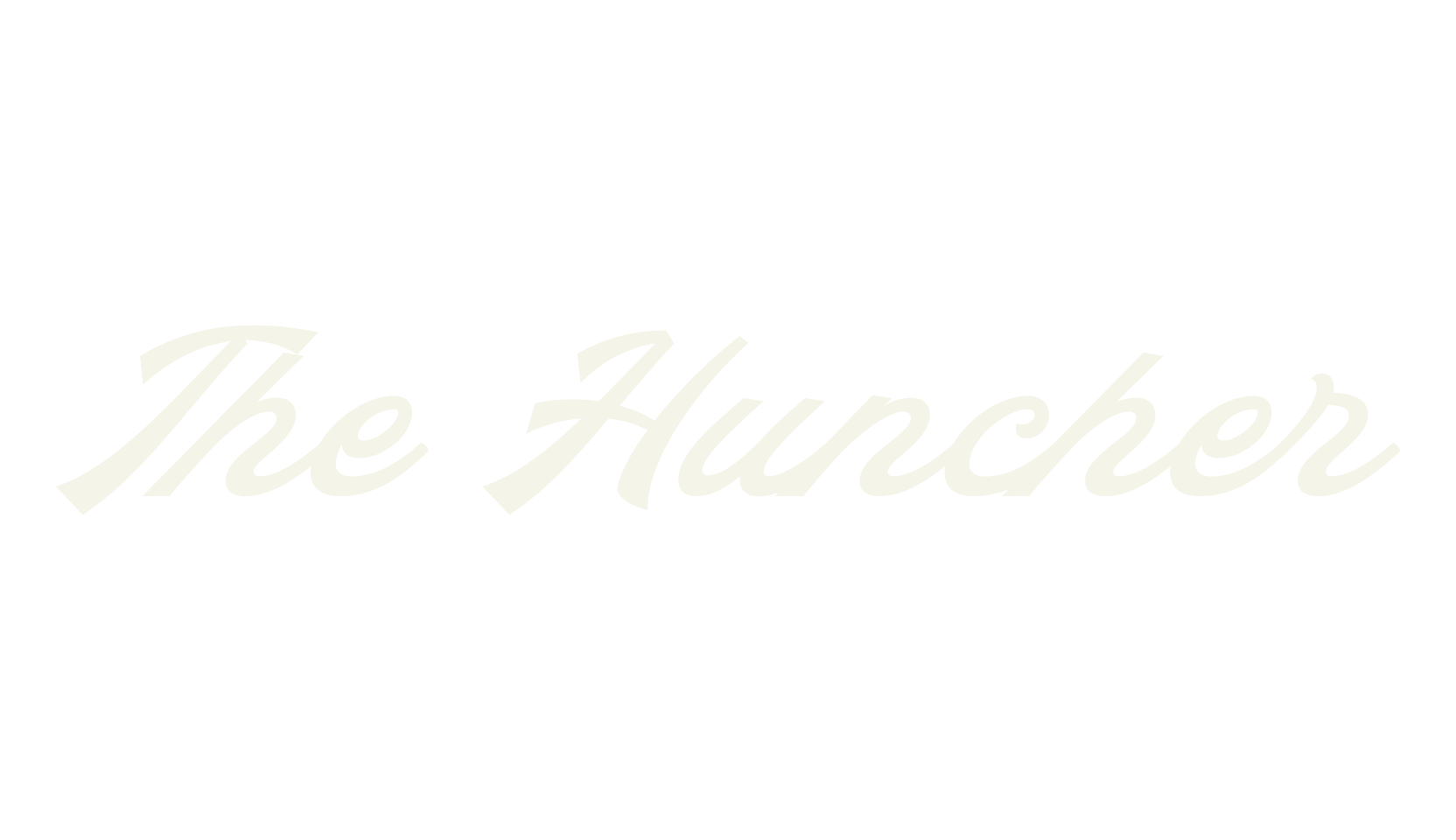 The Huncher, fashion script font preview