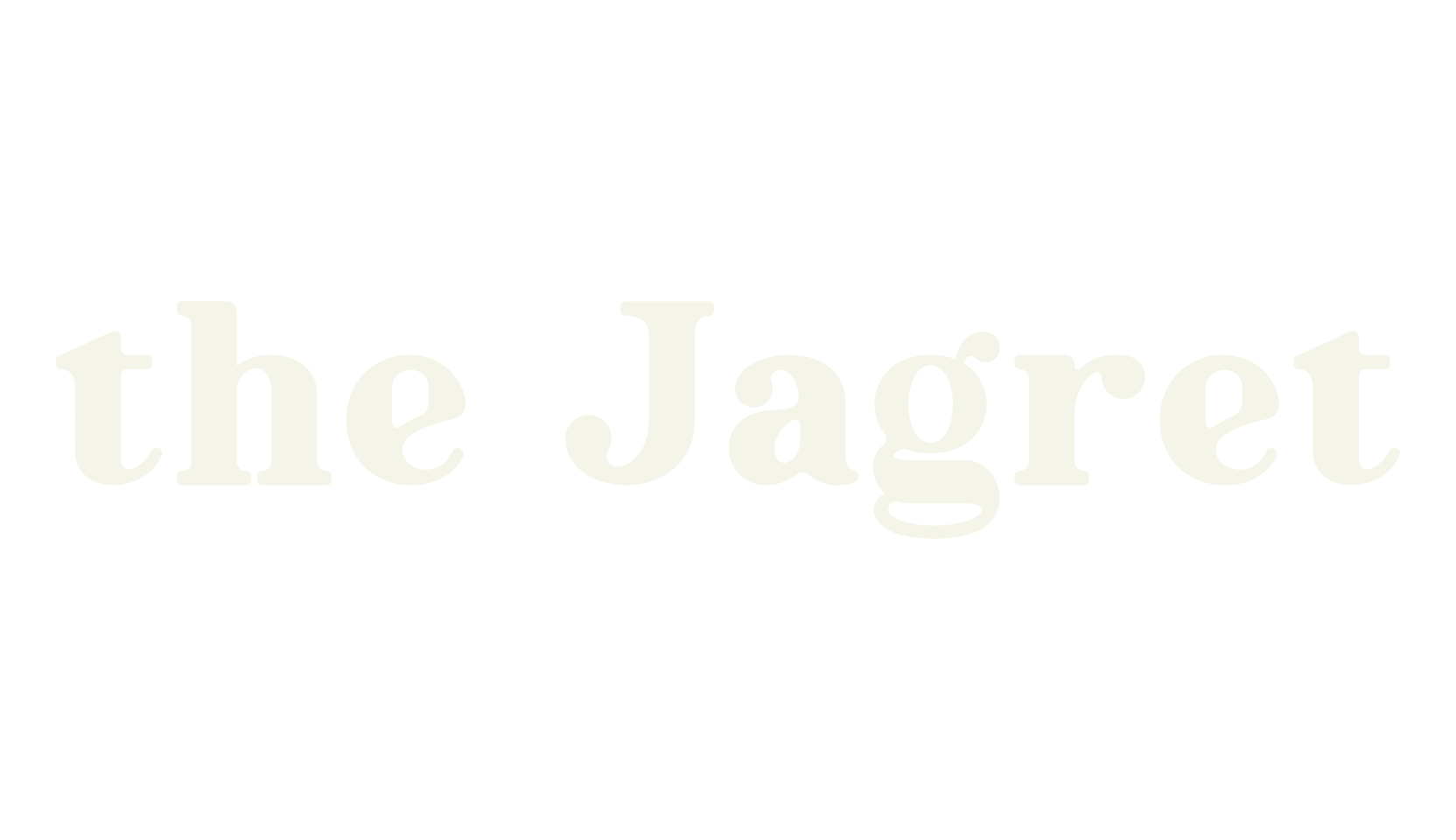 the Jagret, bold font preview