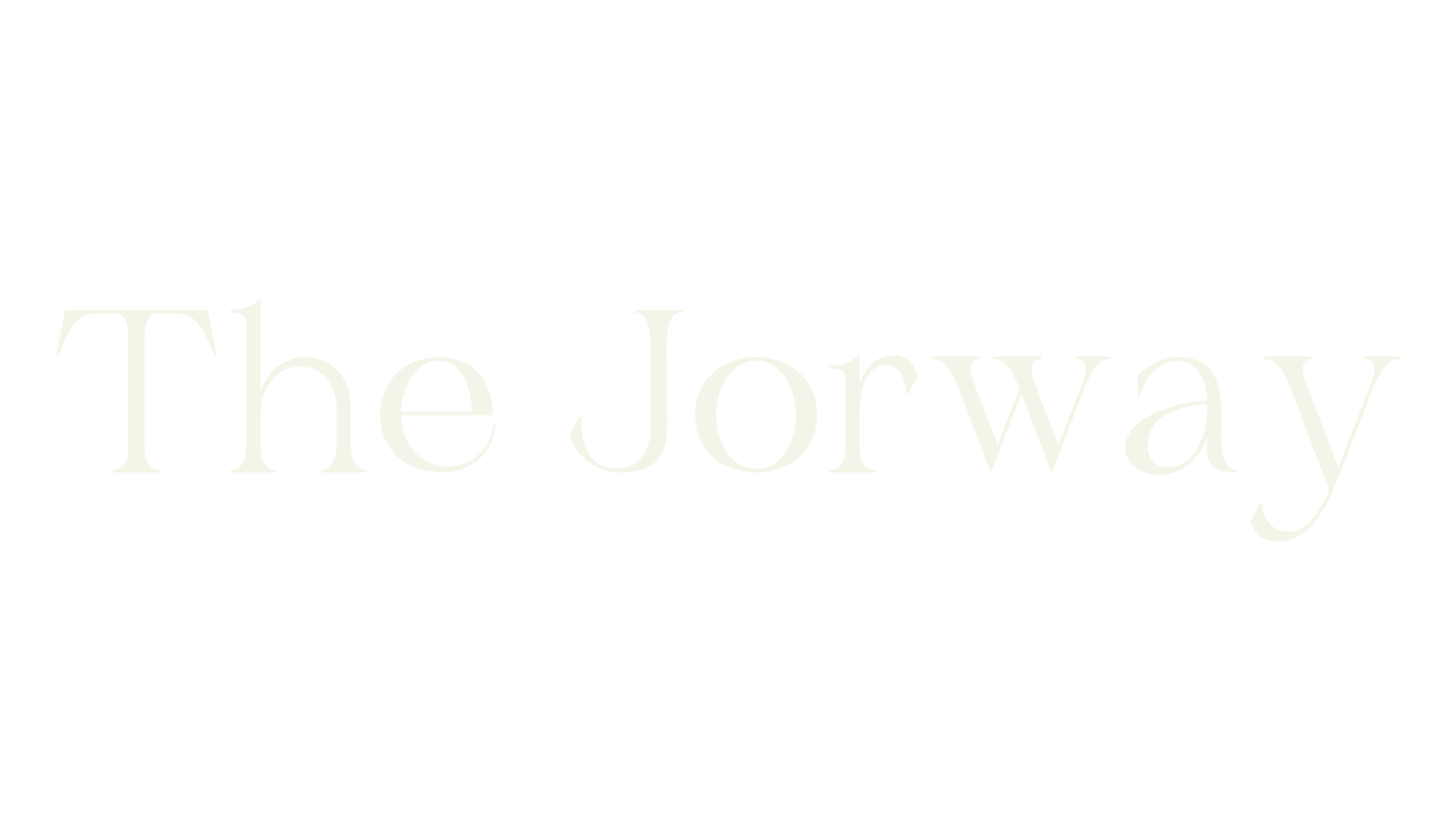 The Jorway, modern font preview