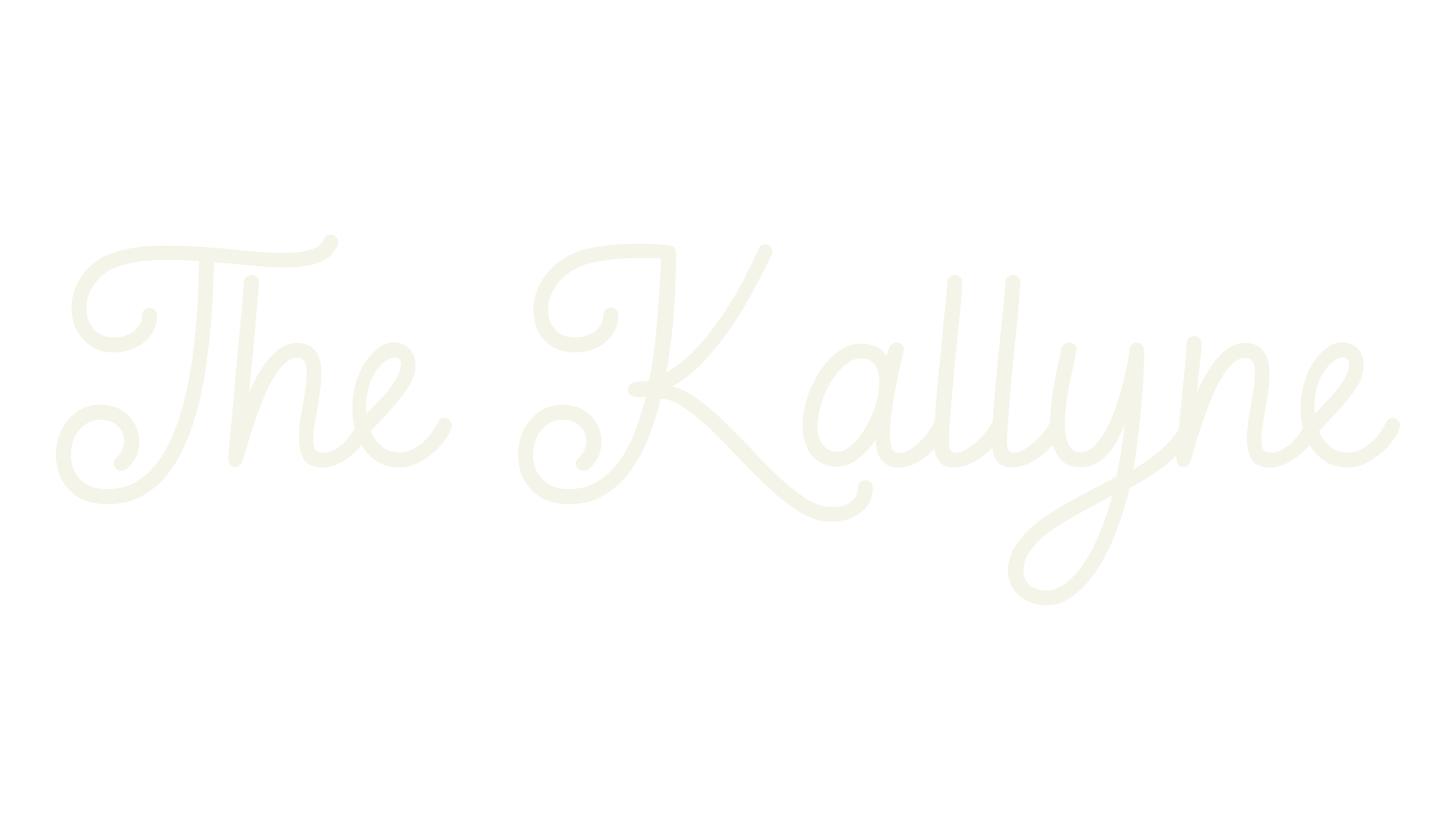 The Kallyne, calligraphy font preview