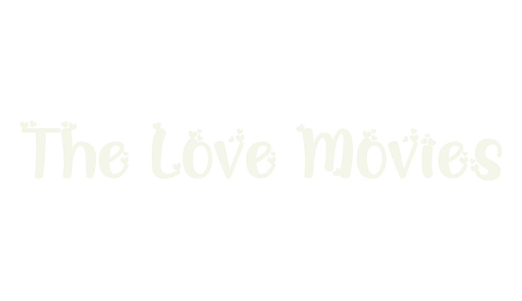 The Love Movies, display market font preview
