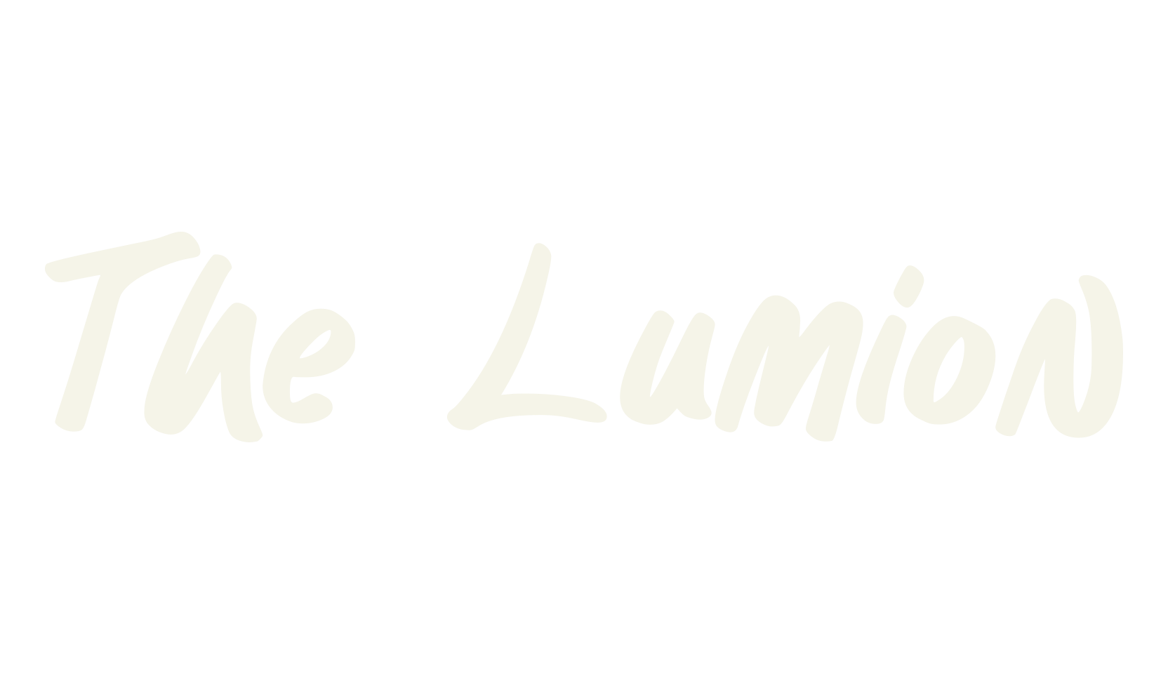 The Lumion, artistic font preview
