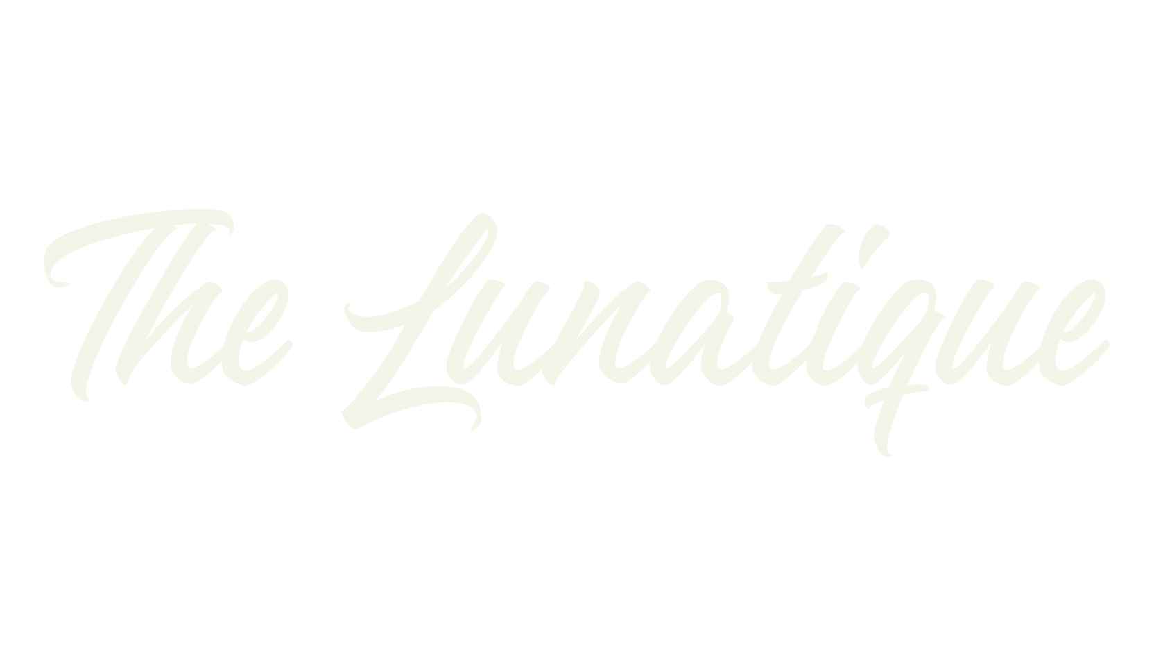 The Lunatique, logo font preview