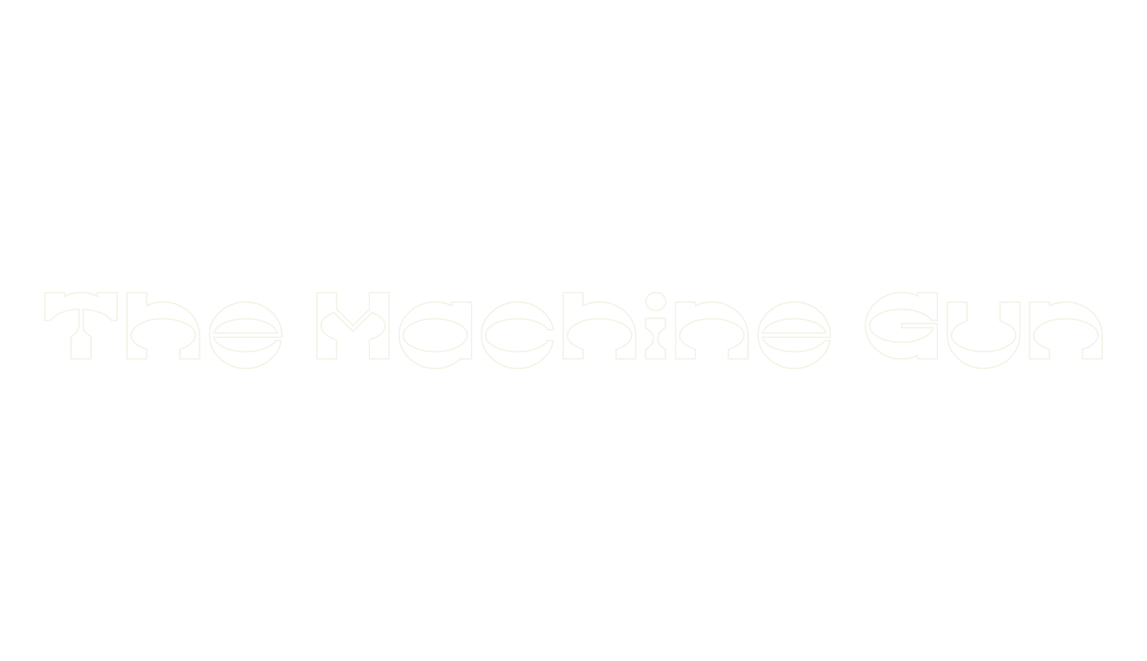 The Machine Gun, display market font preview