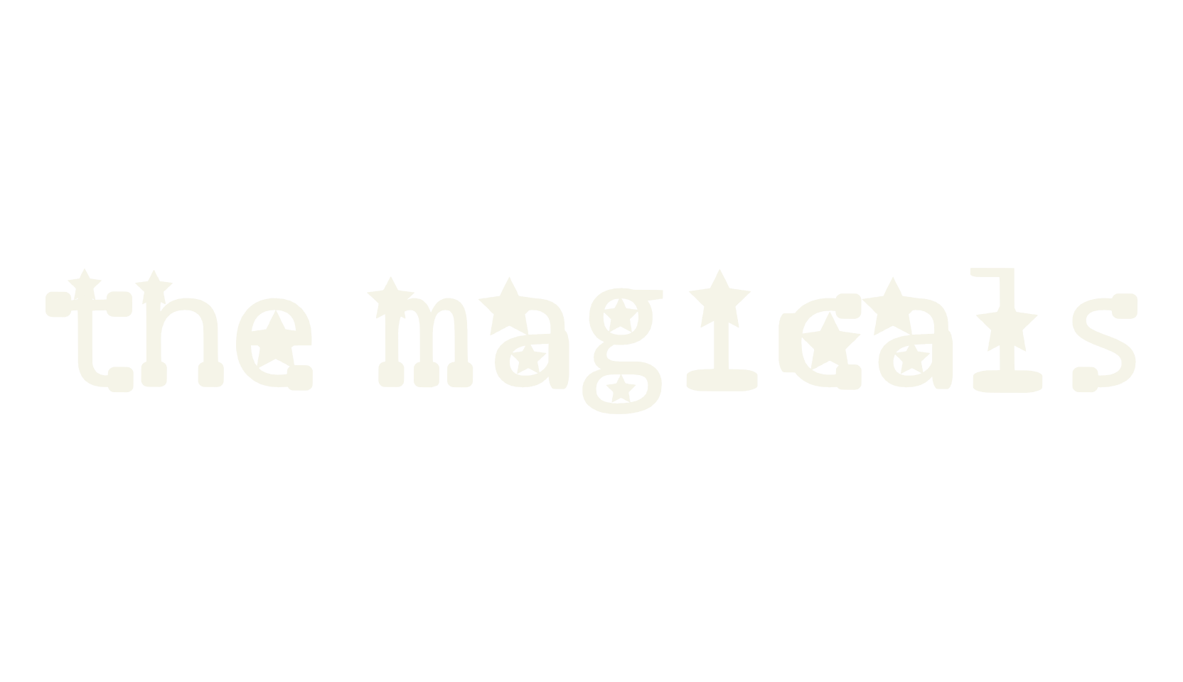 the magicals, music font preview