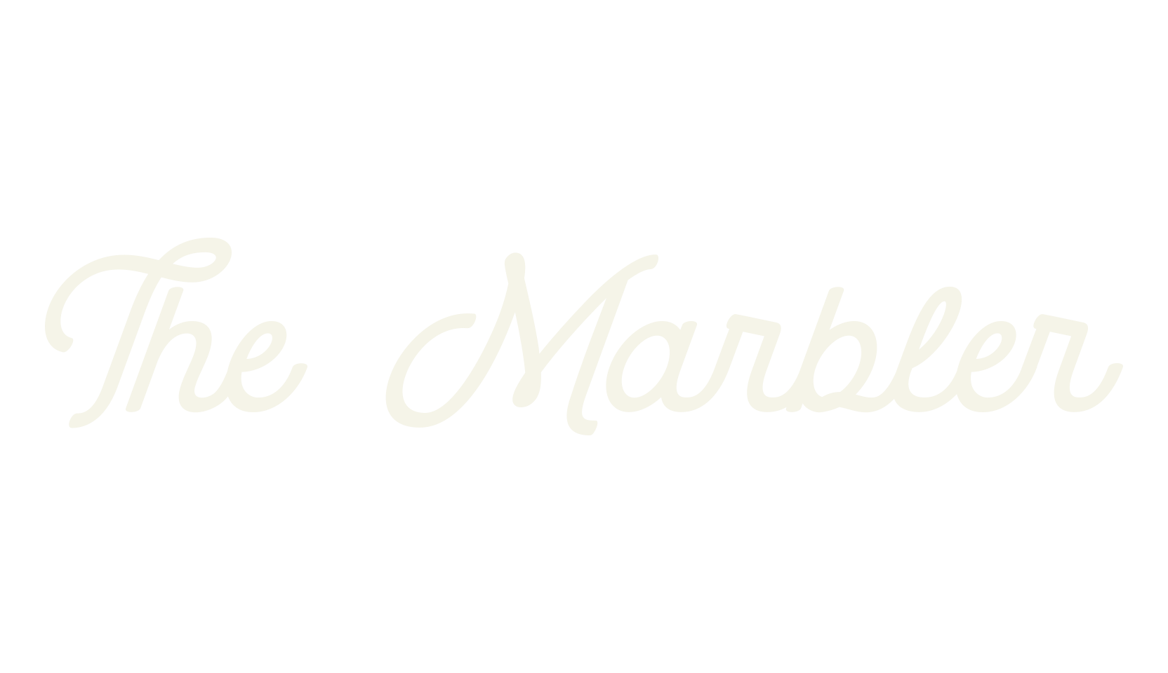 The Marbler, fashion script font preview