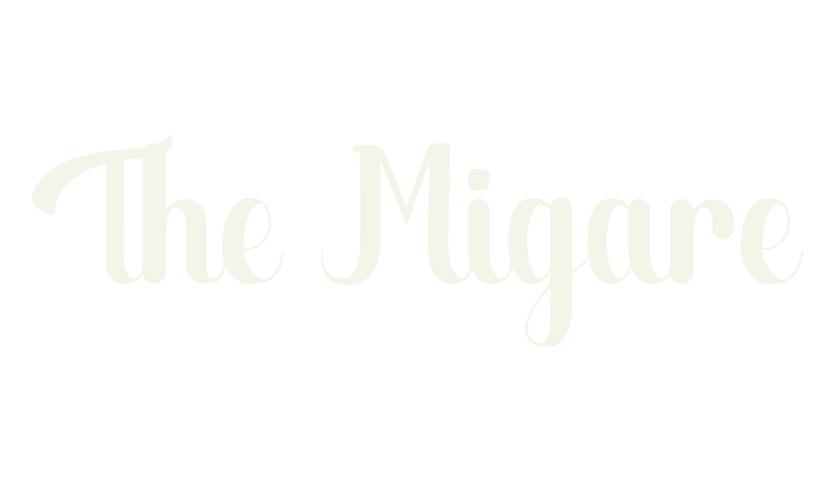 The Migare, stylish font preview