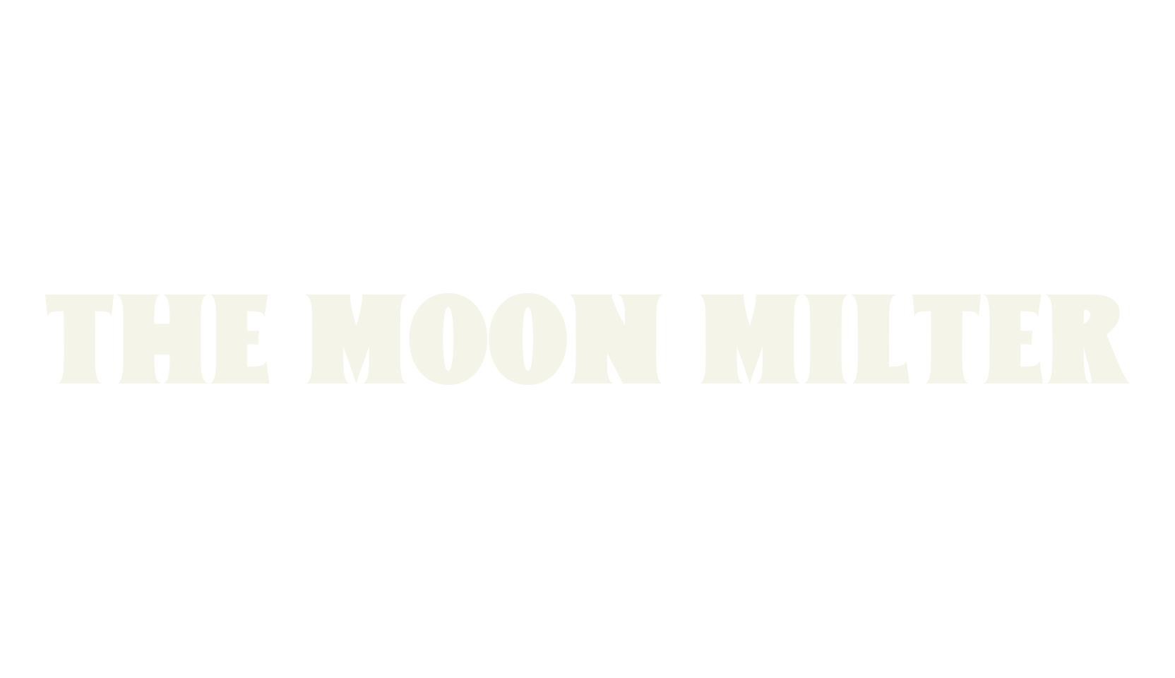 The Moon Milter, serif font preview