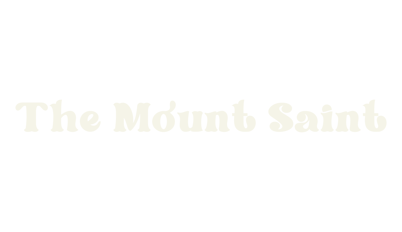 The Mount Saint, serif font preview