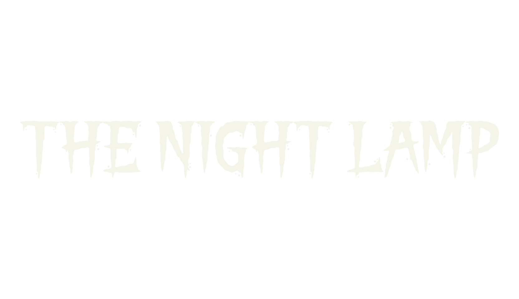 THE NIGHT LAMP, display market font preview