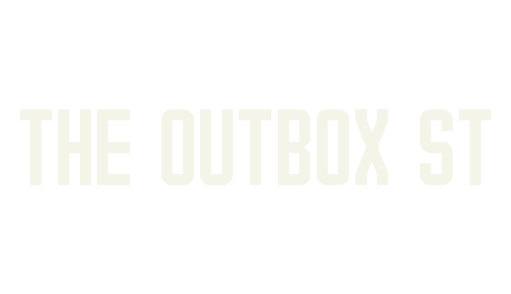 The Outbox St, display font preview