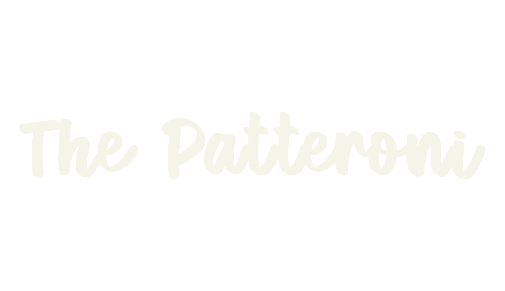 The Patteroni, modern font preview