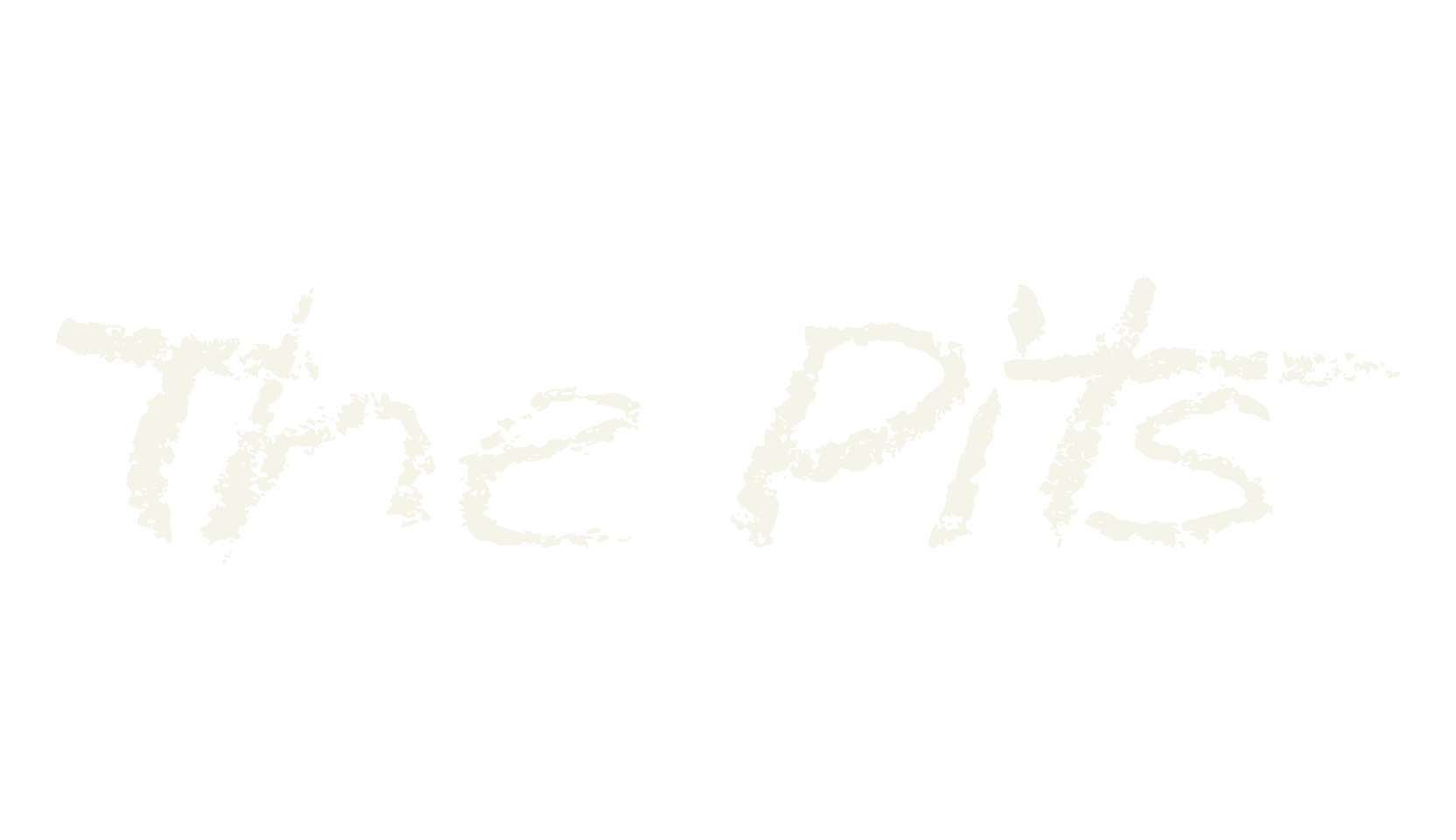 The Pits, handwritten font preview