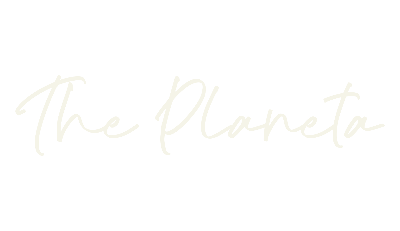 The Planeta, watermark font preview
