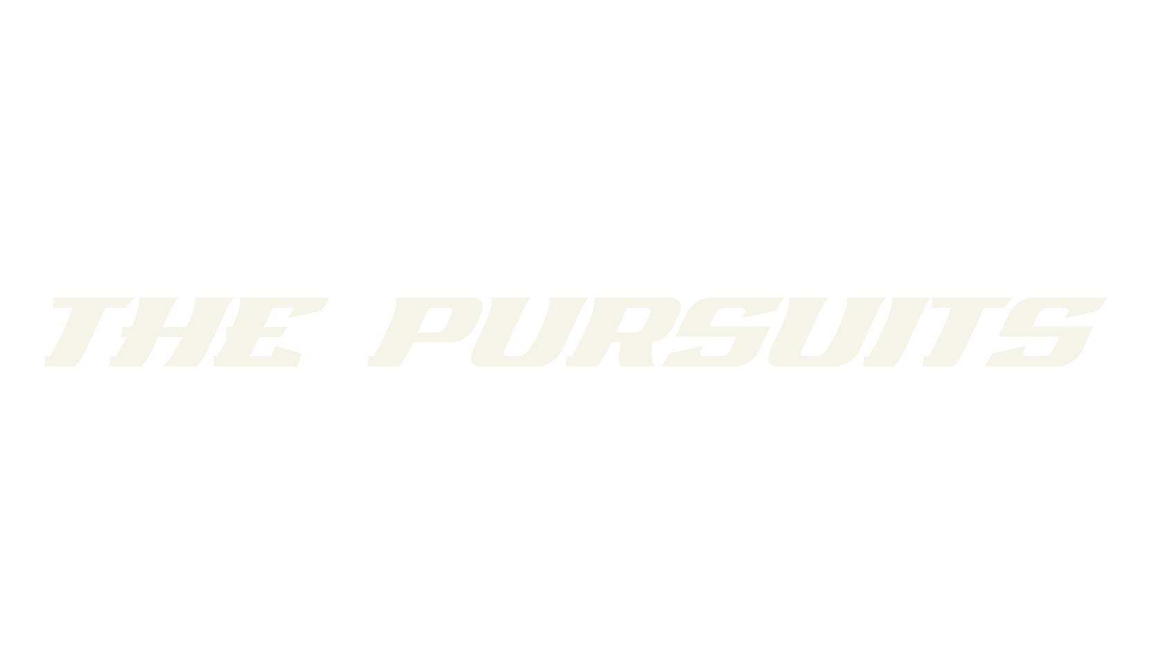 the Pursuits, sports font preview