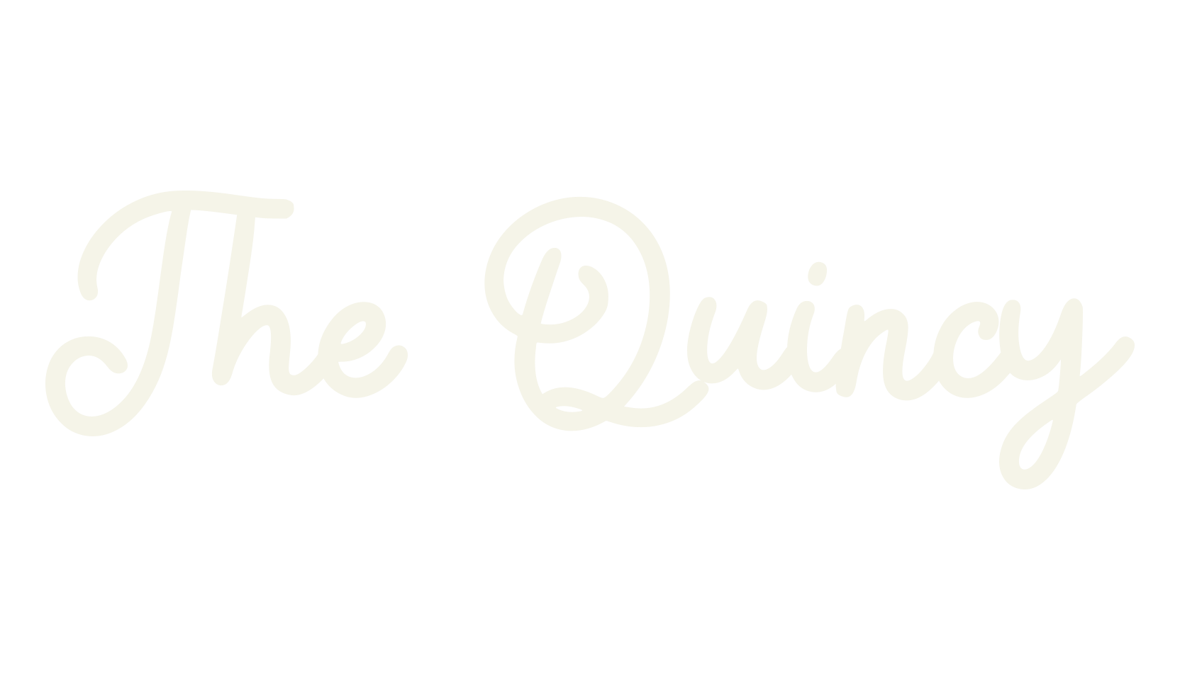 The Quincy, lettering font preview