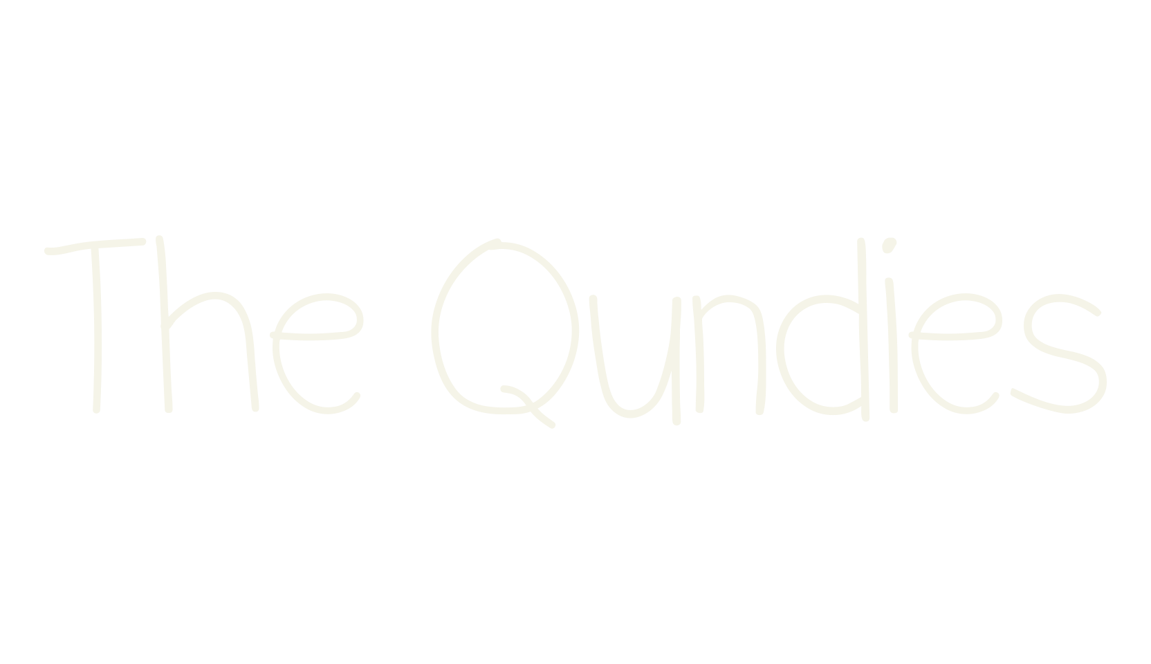 The Qundies, cricut font preview