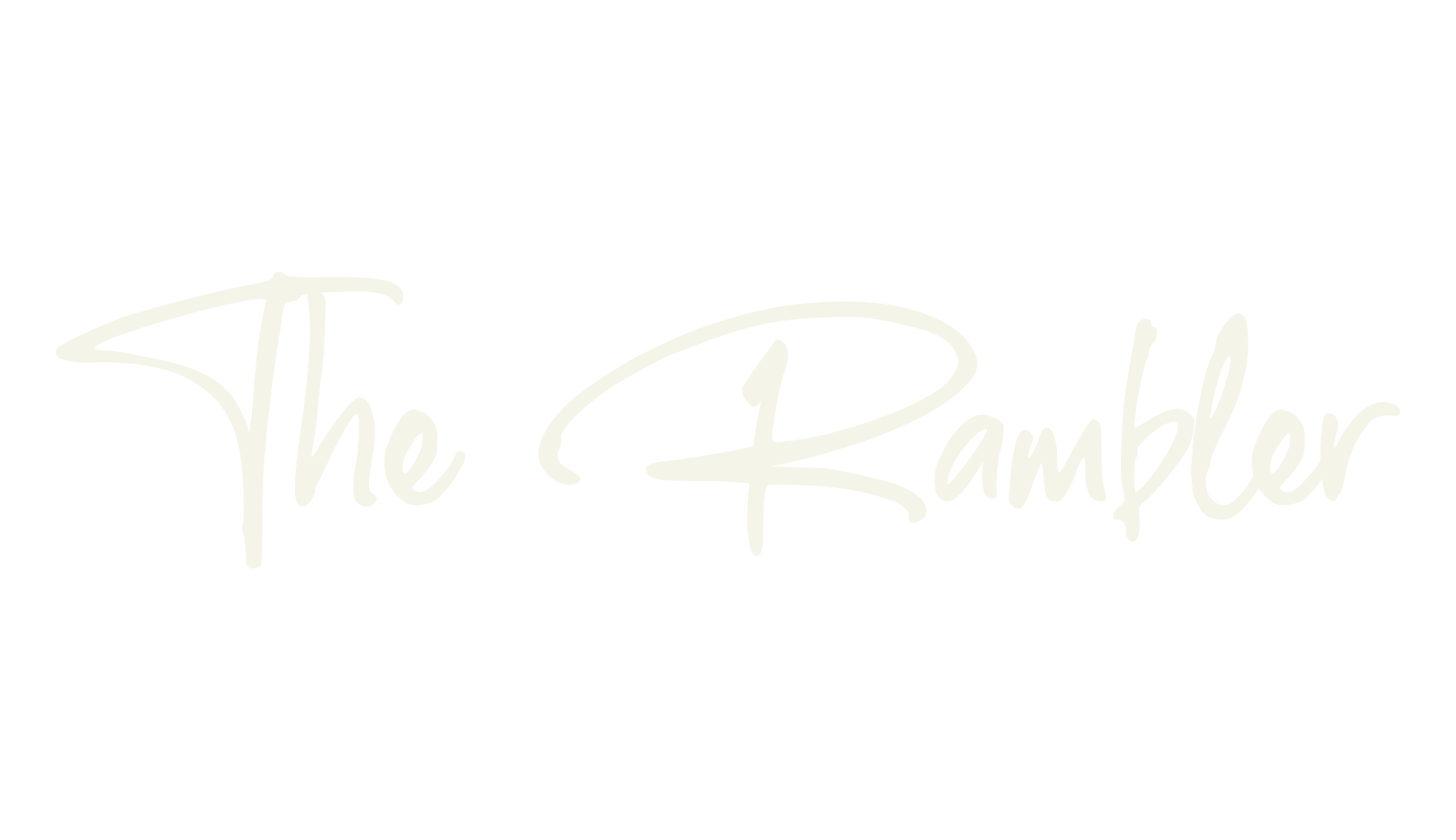 The Rambler, fashion script font preview