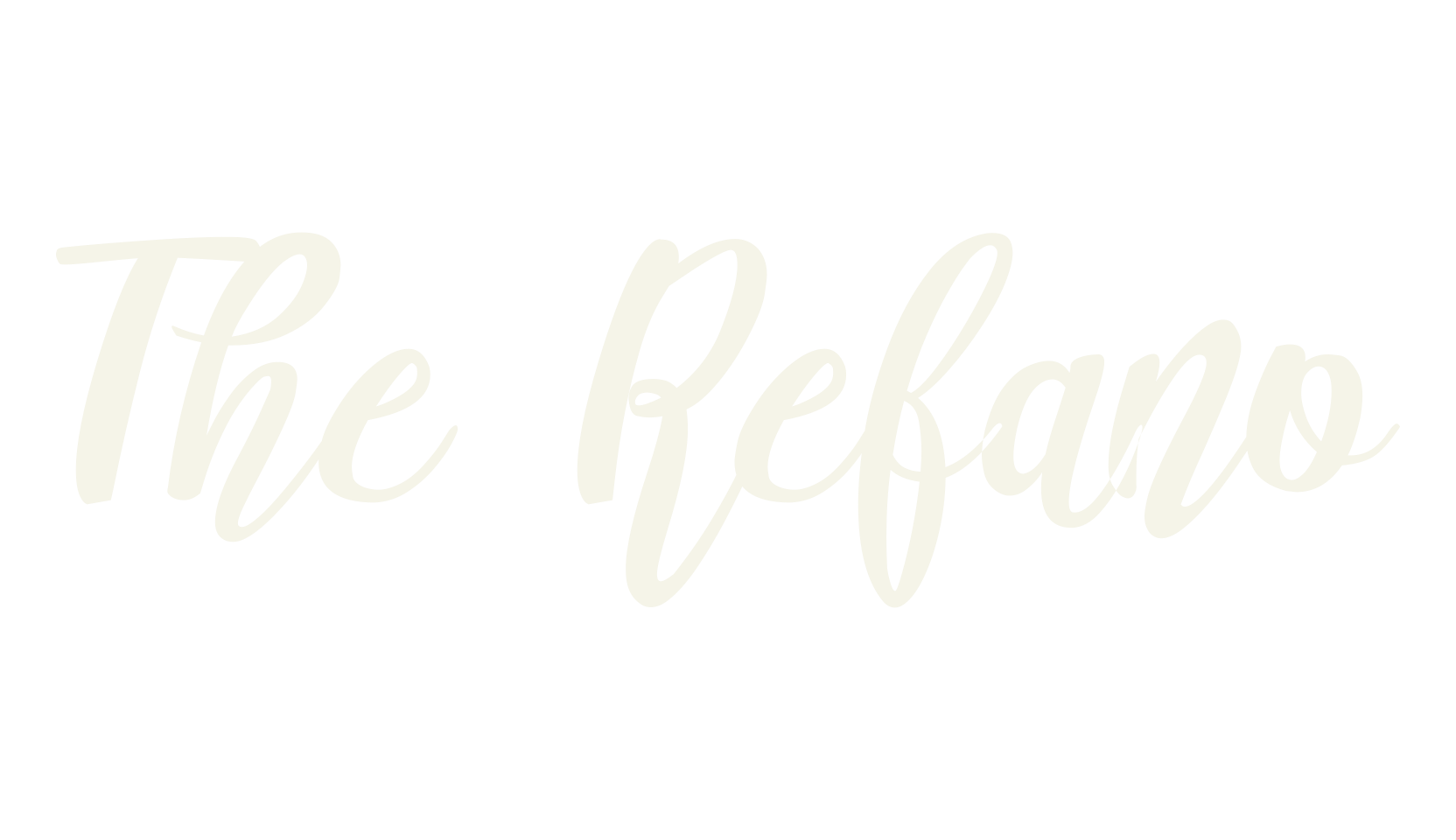 The Refano, cursive font preview