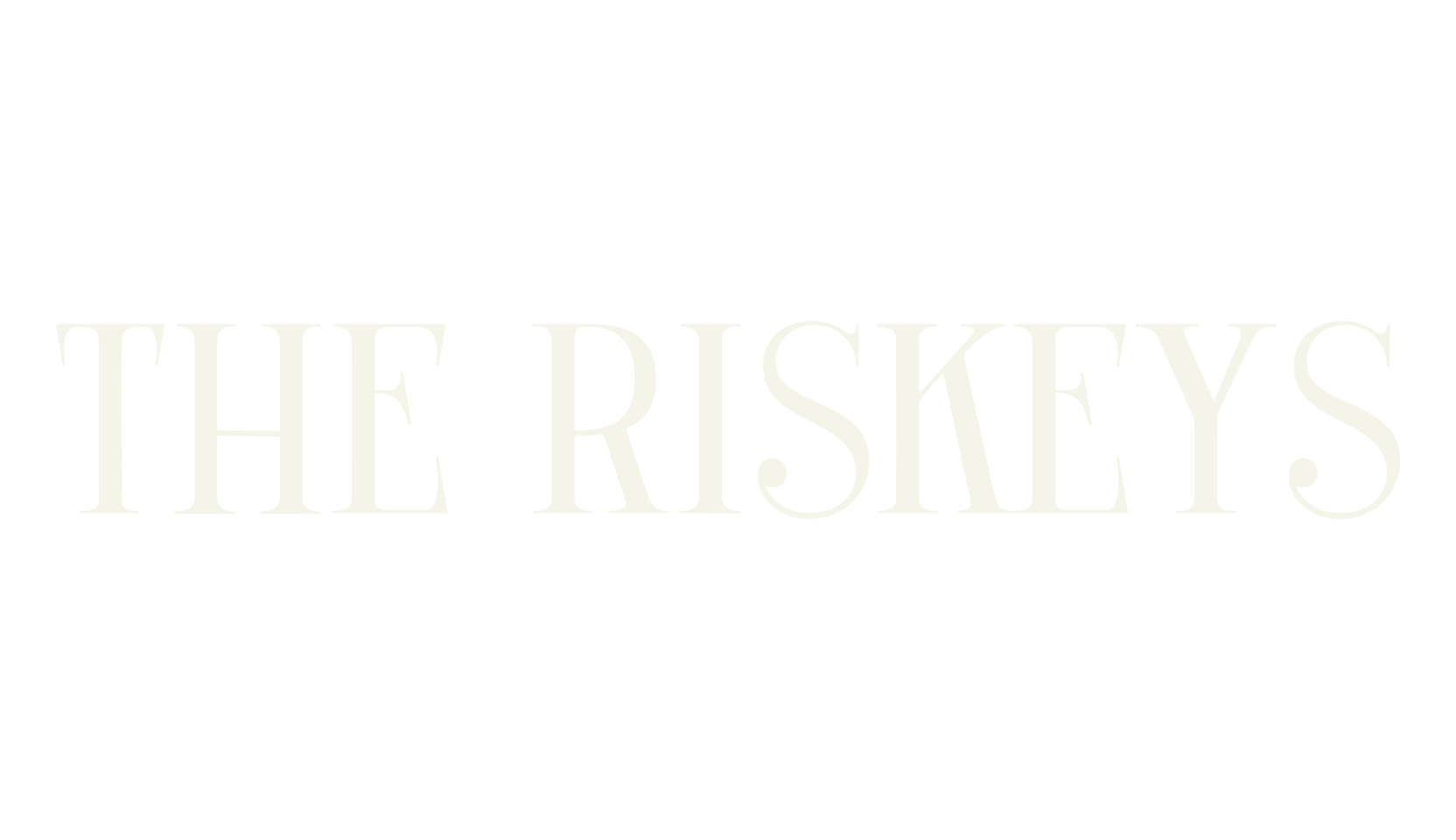 The Riskeys, sans font preview