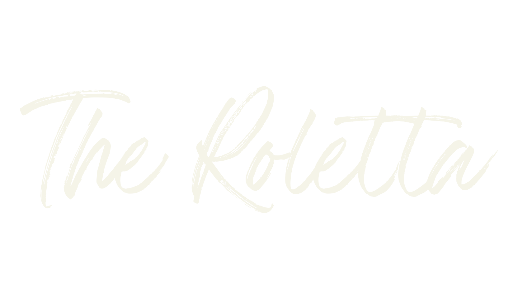 The Roletta, handwritten font preview