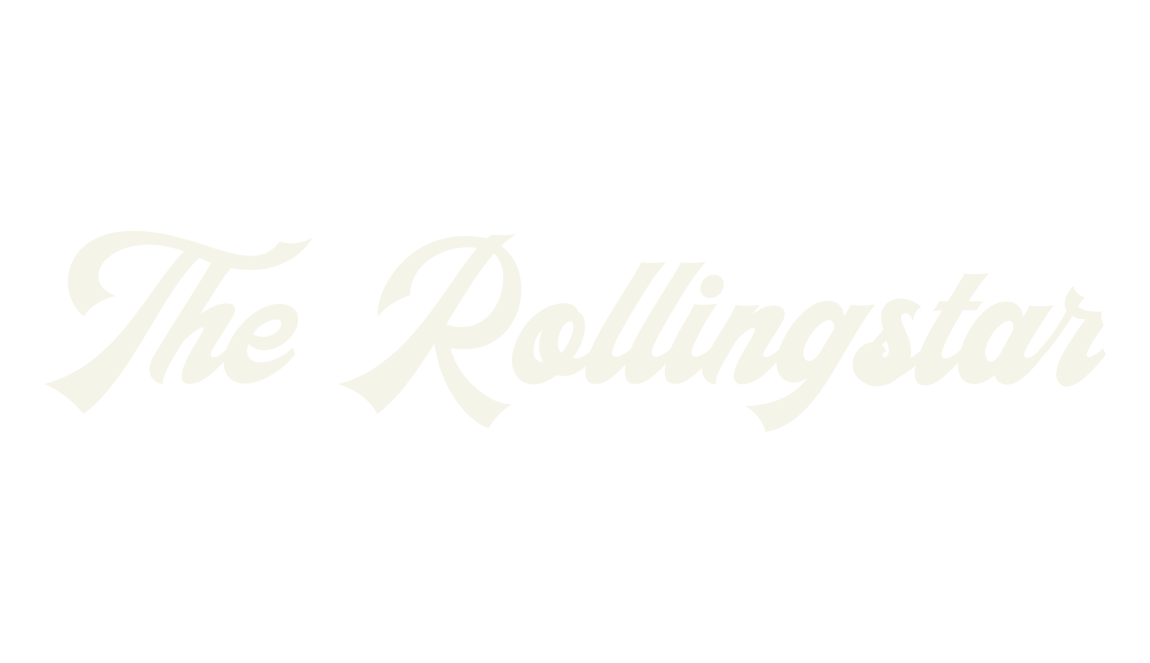 The Rollingstar, letter font preview
