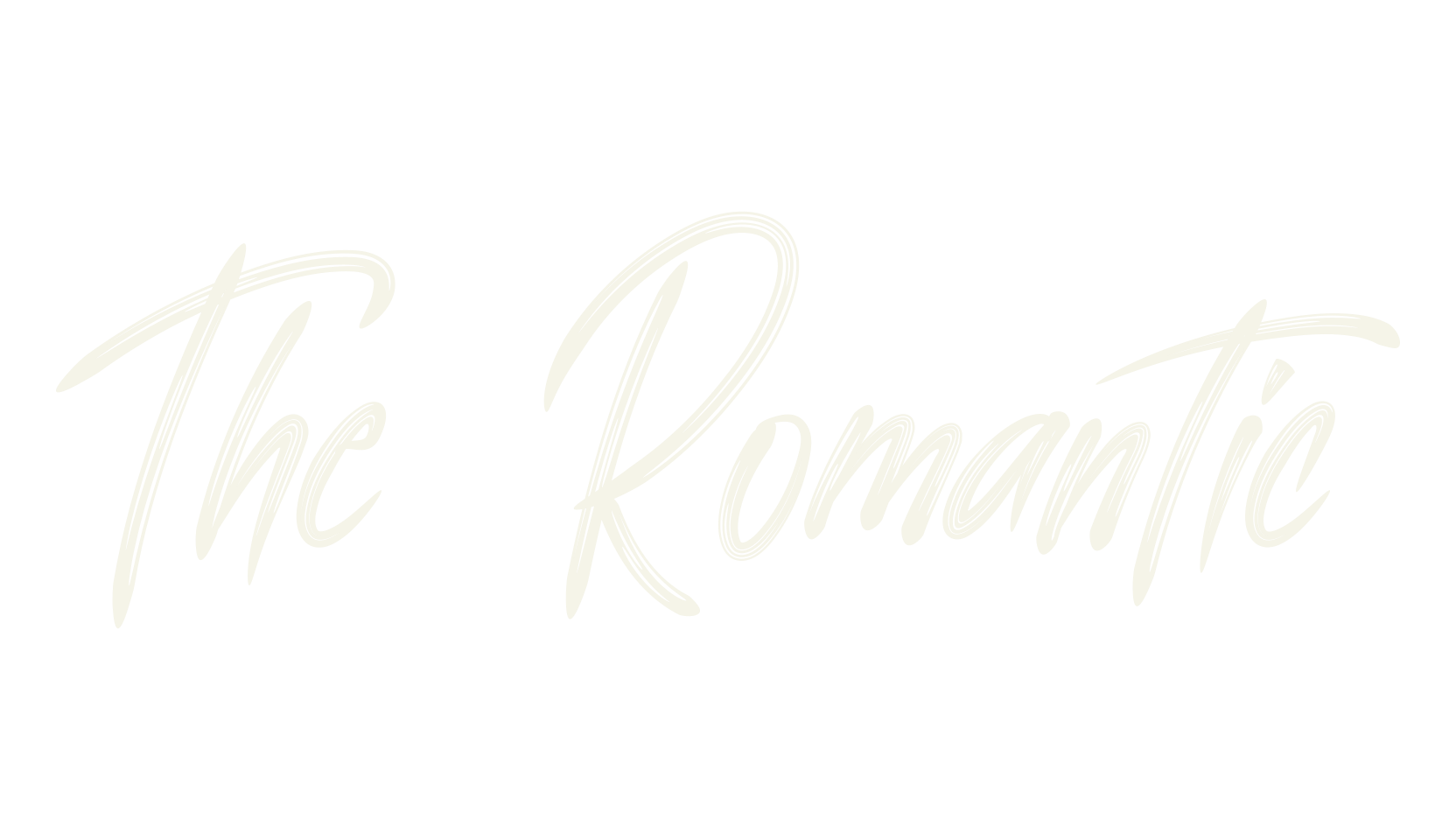 The Romantic, script font preview