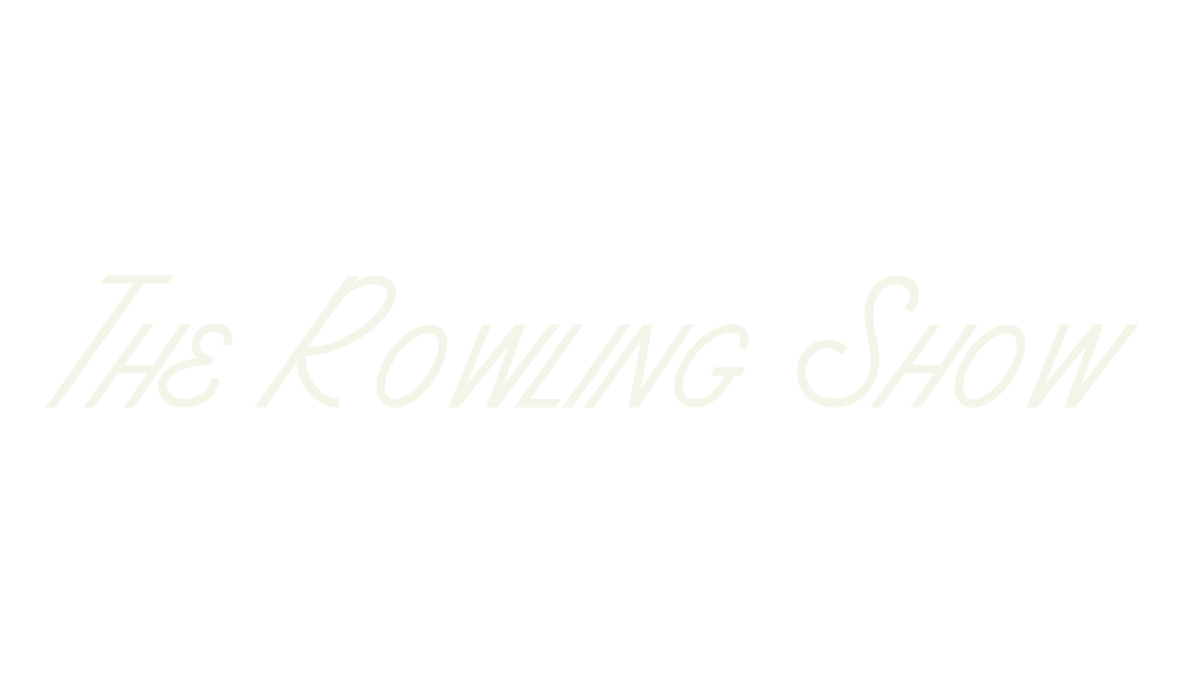 The Rowling Show, sans font preview