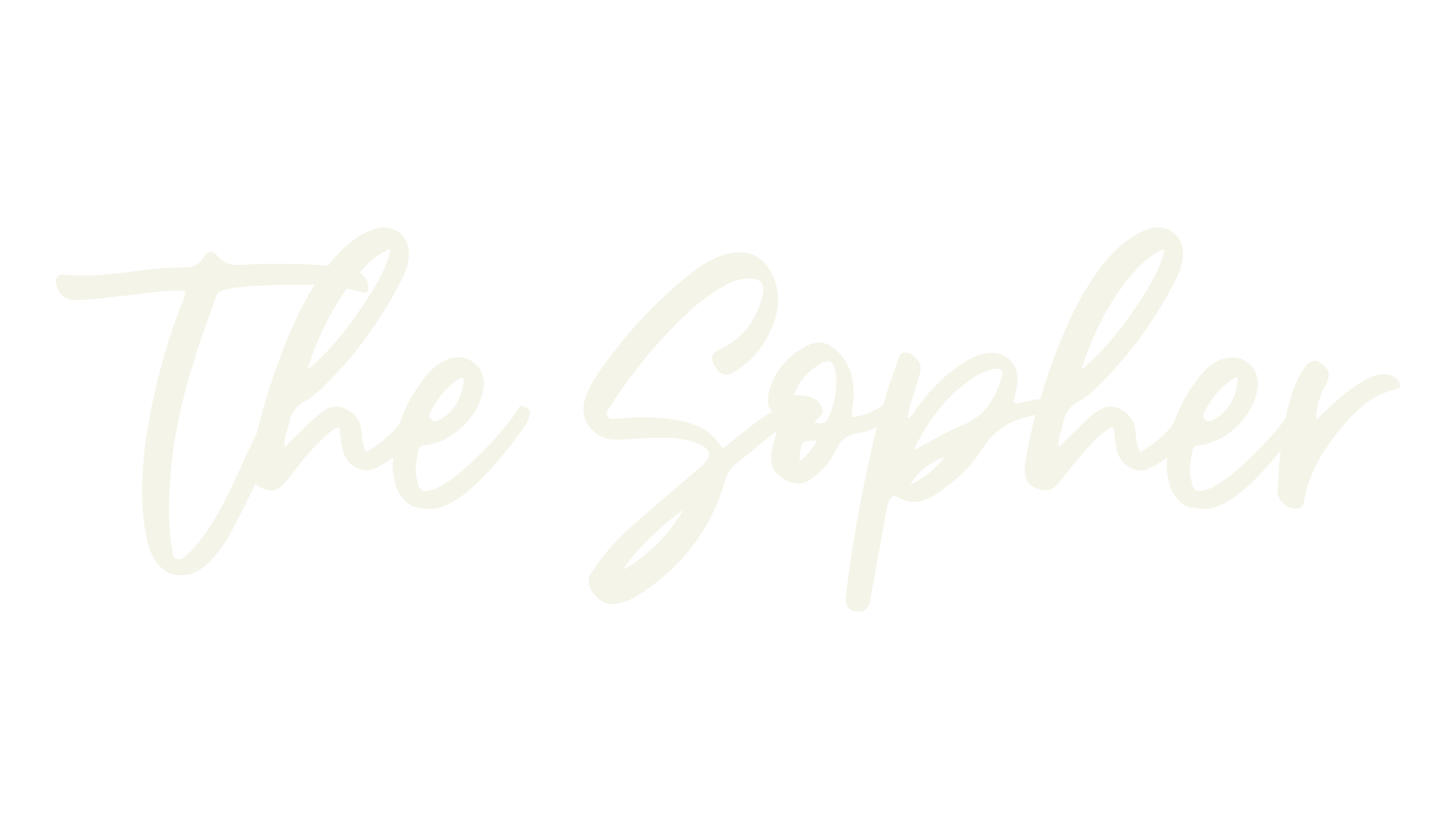 The Sopher, cursive font preview