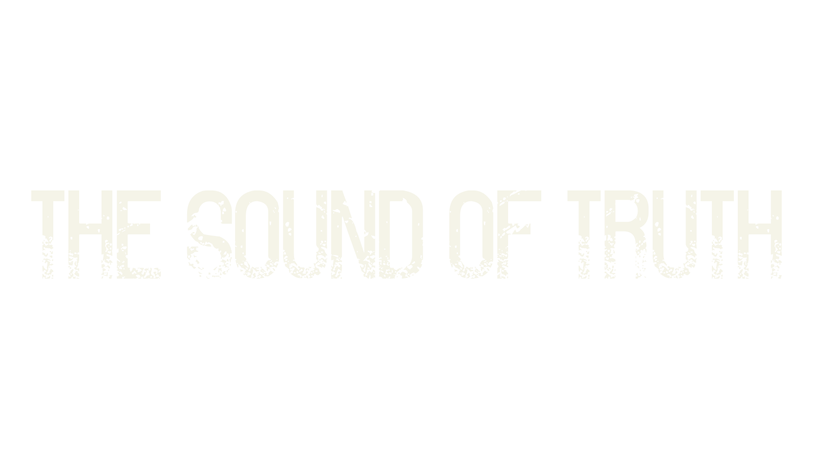 The Sound of Truth, display market font preview