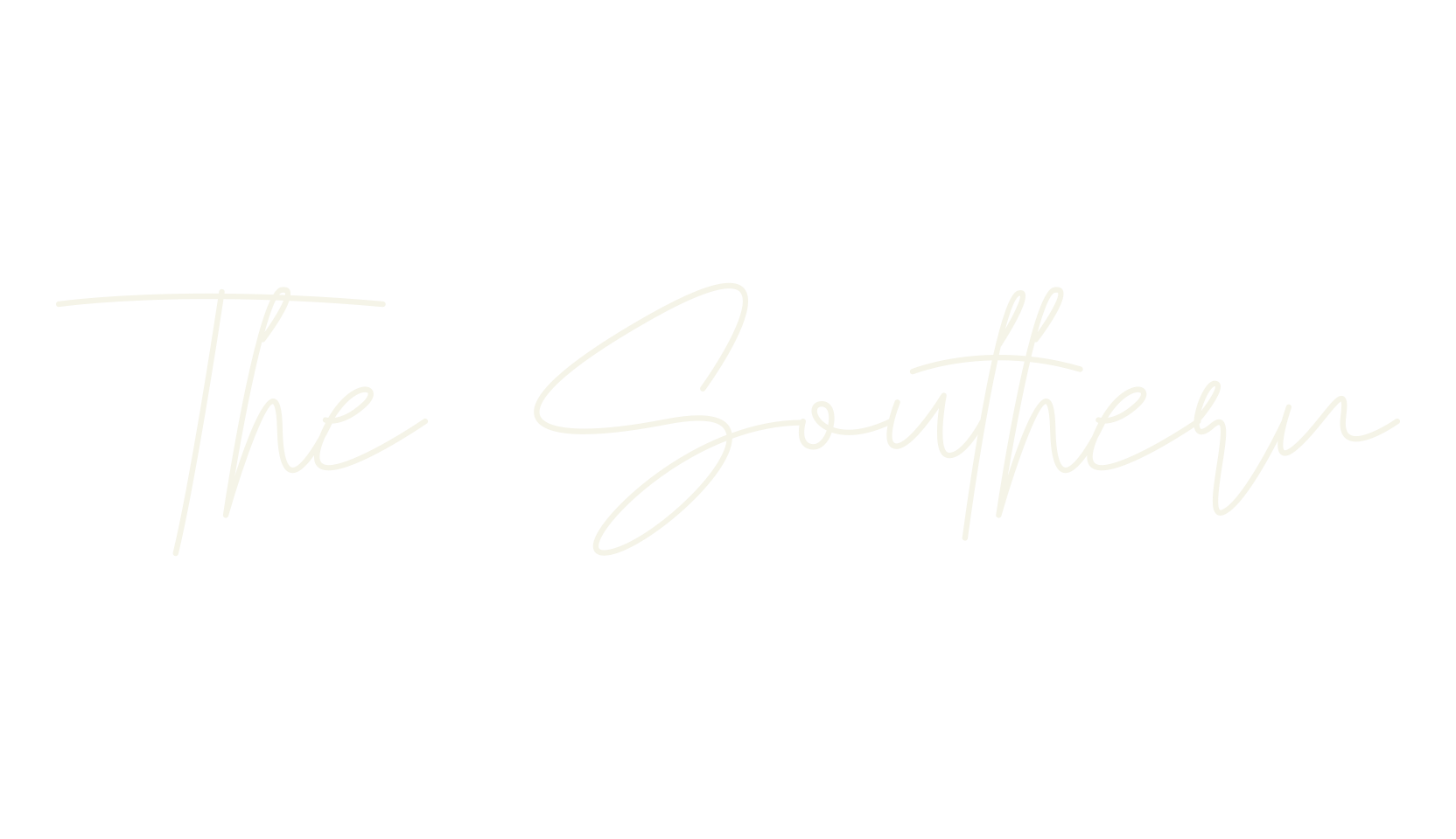 The Southern, wedding font preview