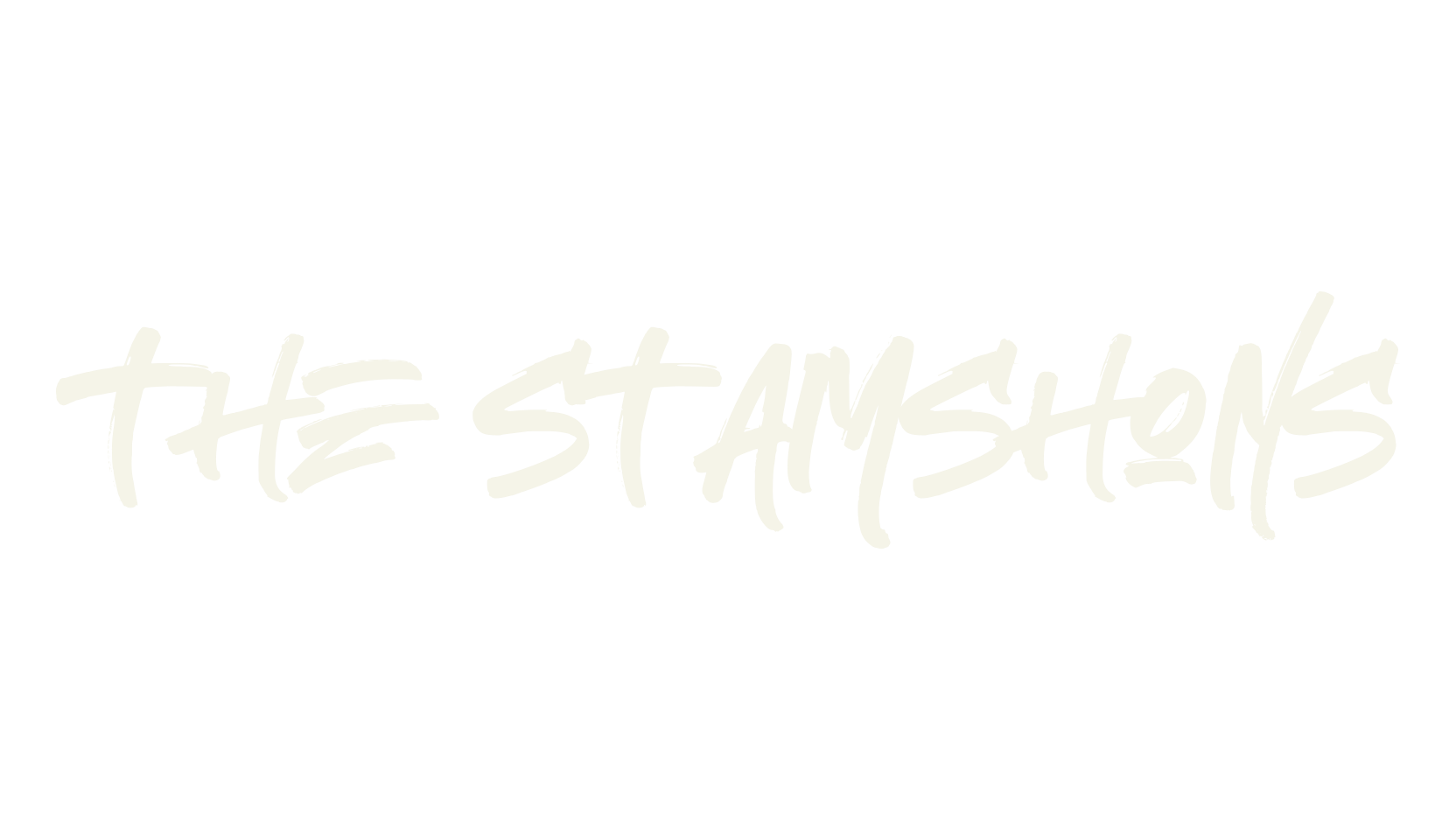The Stamshons, graffiti font preview