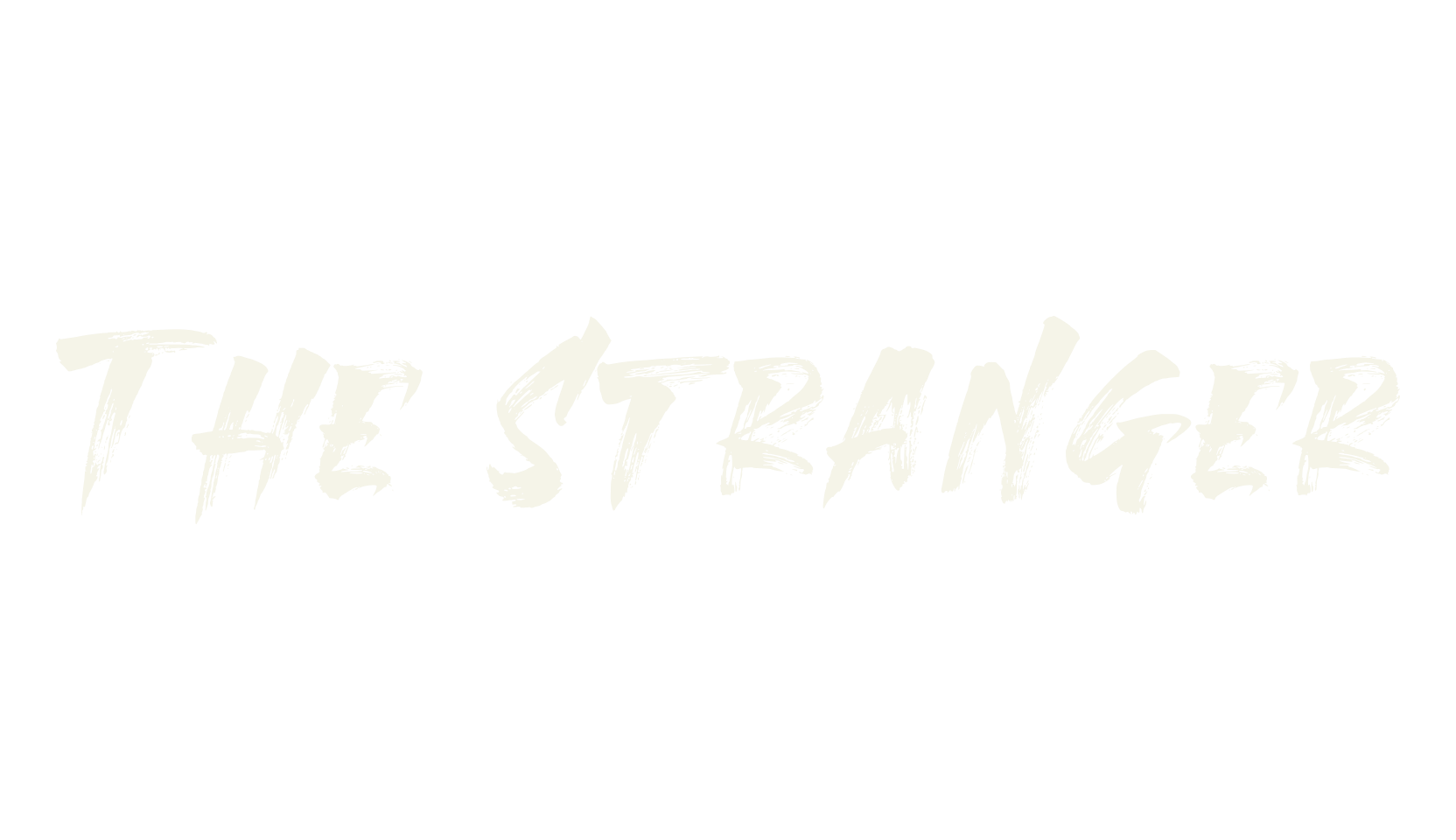 The Stranger, fashion script font preview