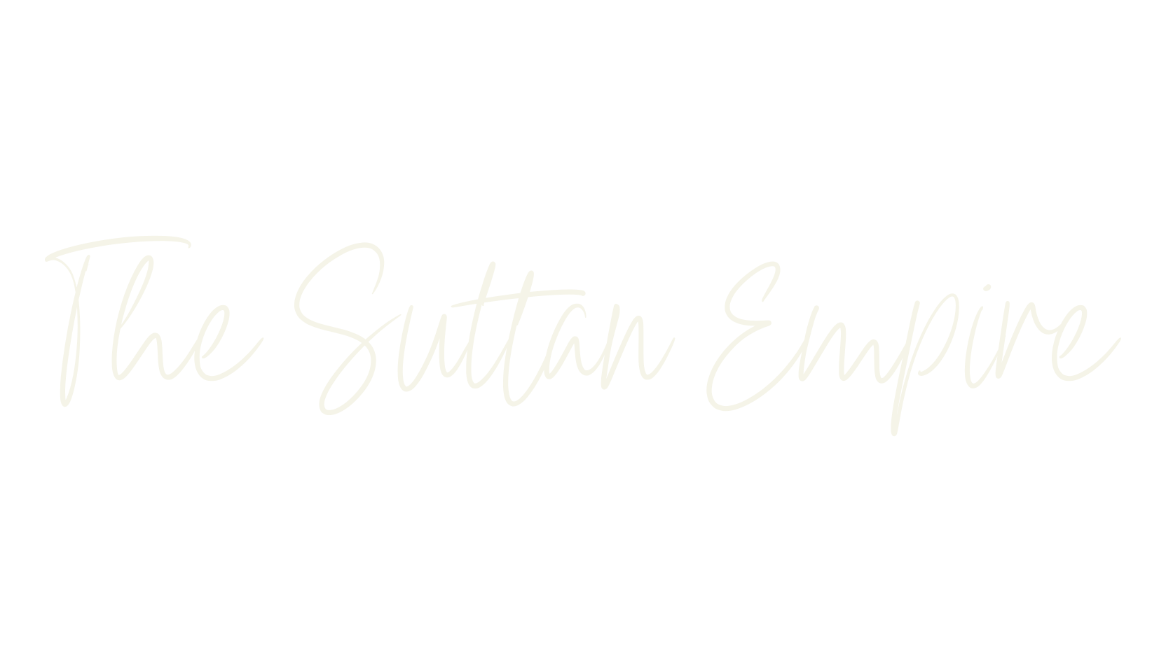 The Sultan Empire, fashion script font preview
