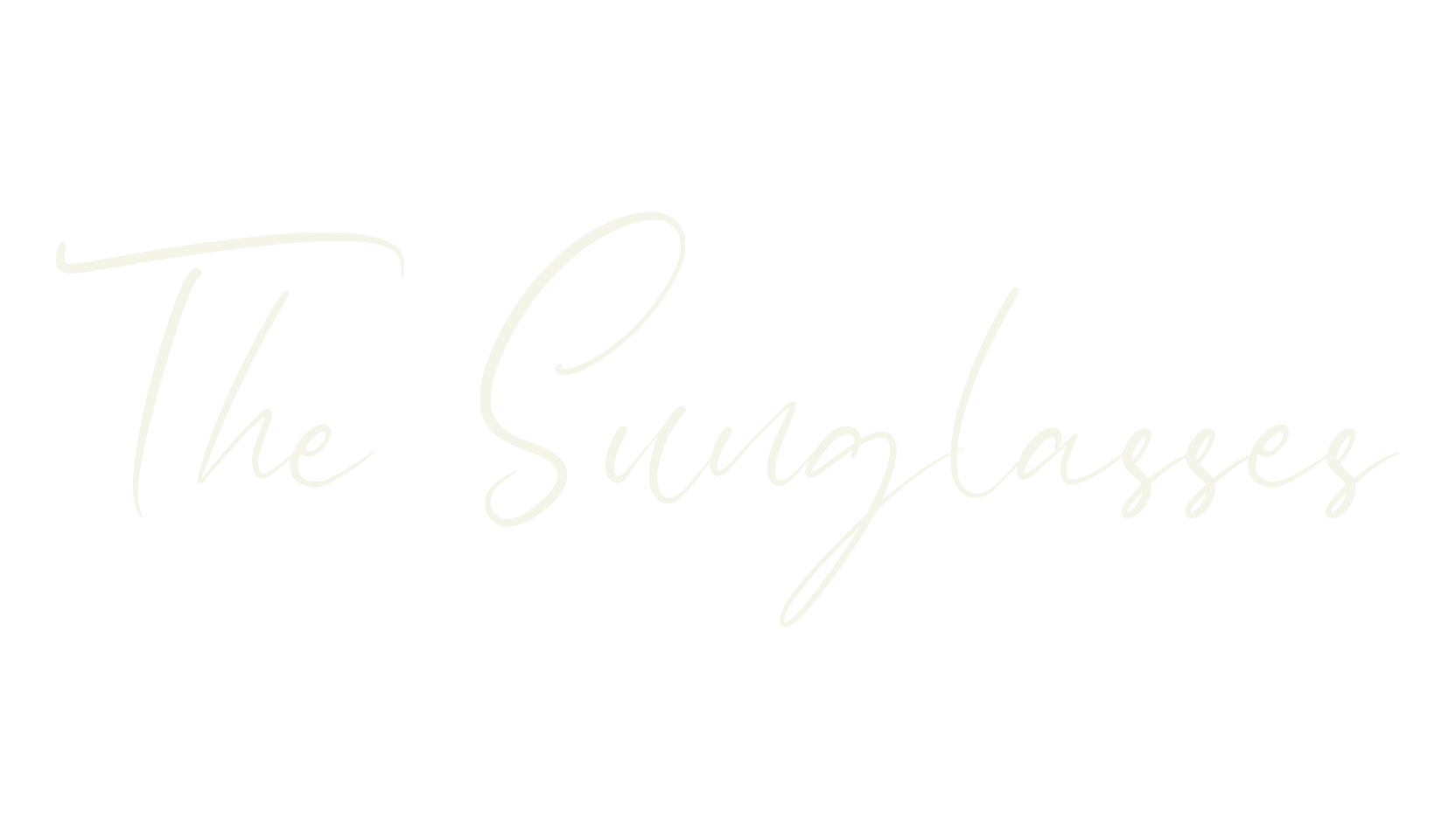 The Sunglasses, photography font preview