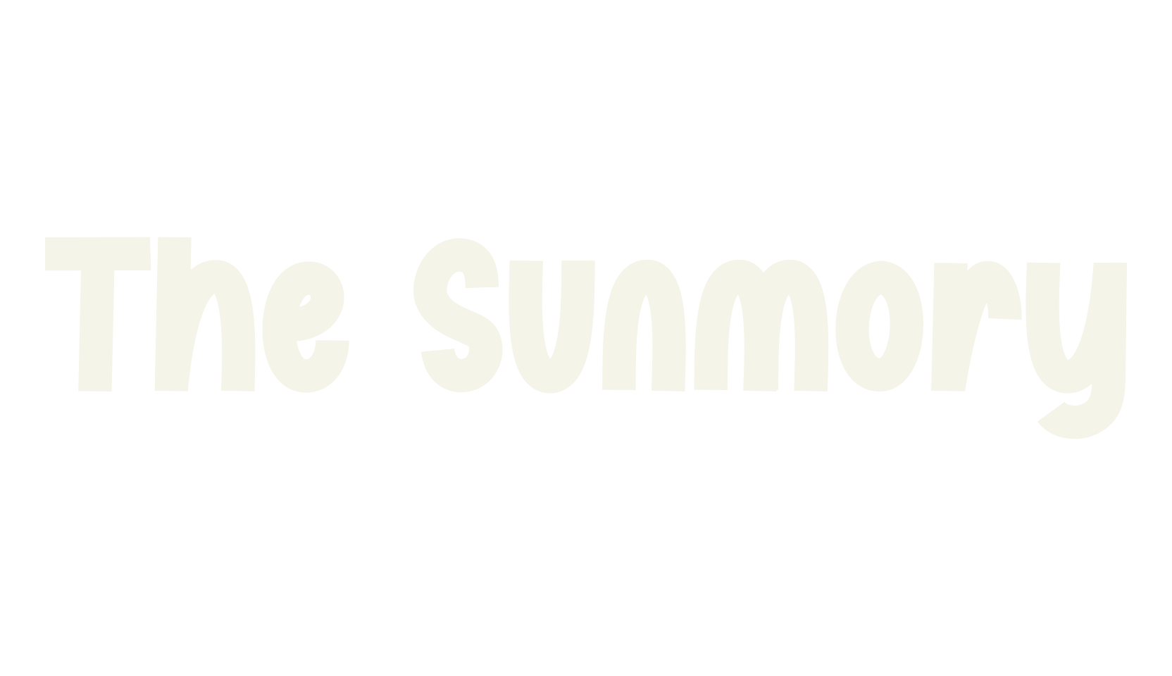The Sunmory, modern font preview
